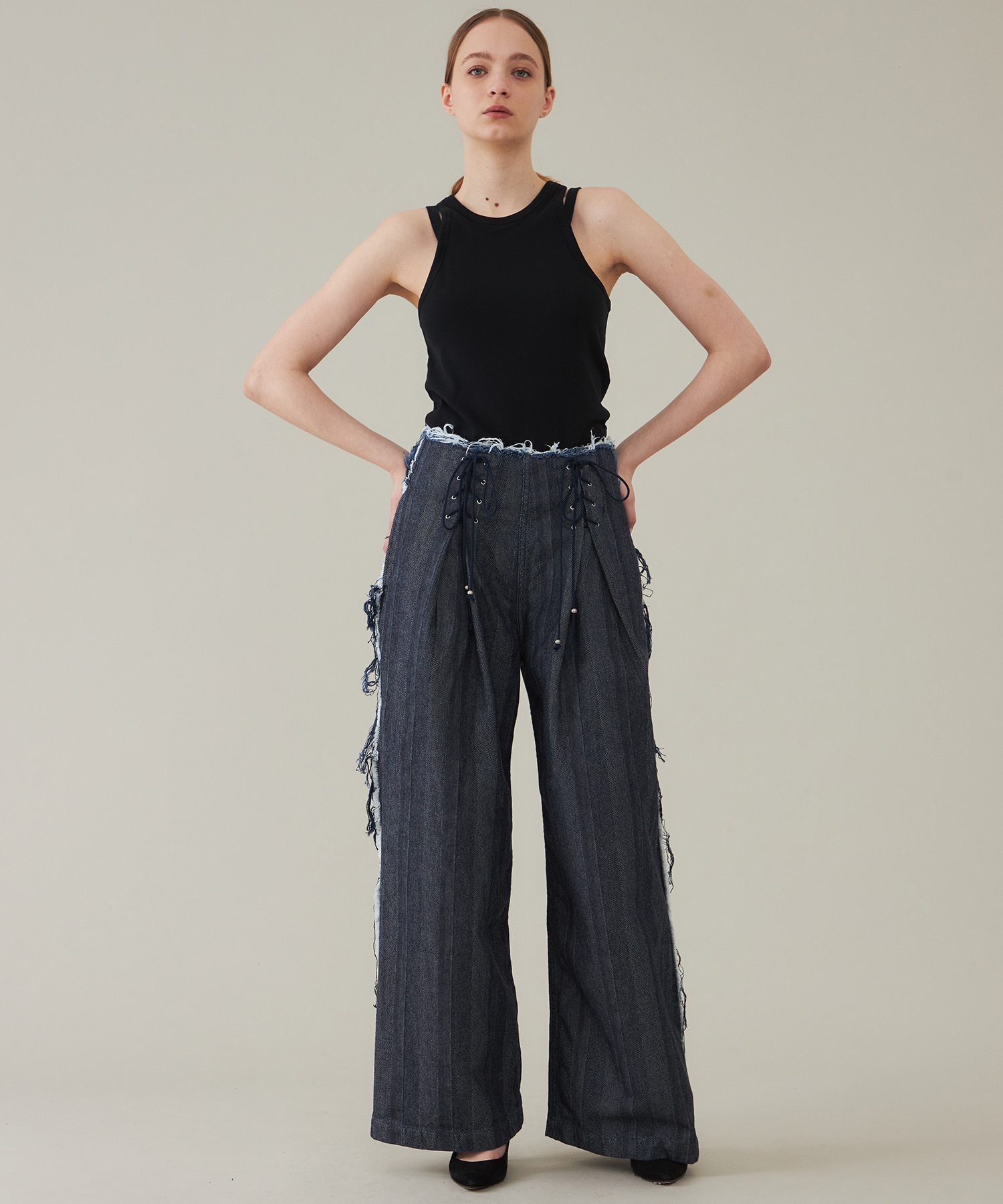 TAVAR - Laced up waist LIVINGTONE