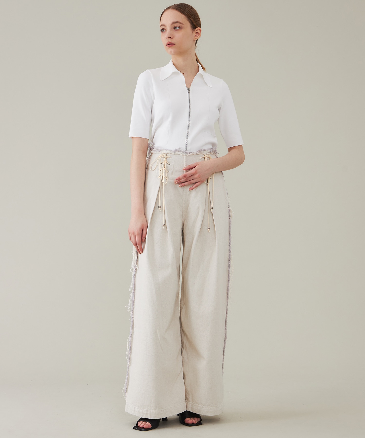 TAVAR - Laced up waist LIVINGTONE