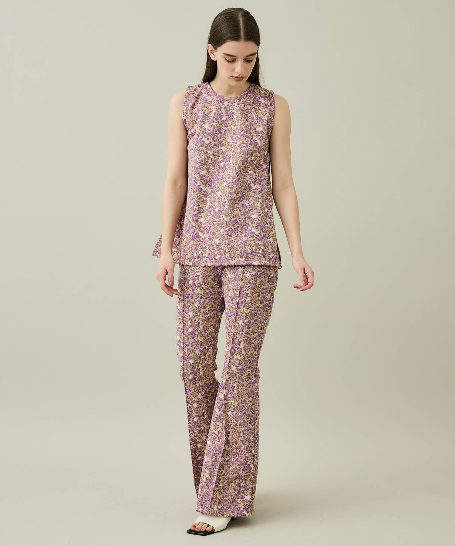 flower jacquard P/O(1 PURPLE): FUMIE=TANAKA: WOMENS｜ STUDIOUS