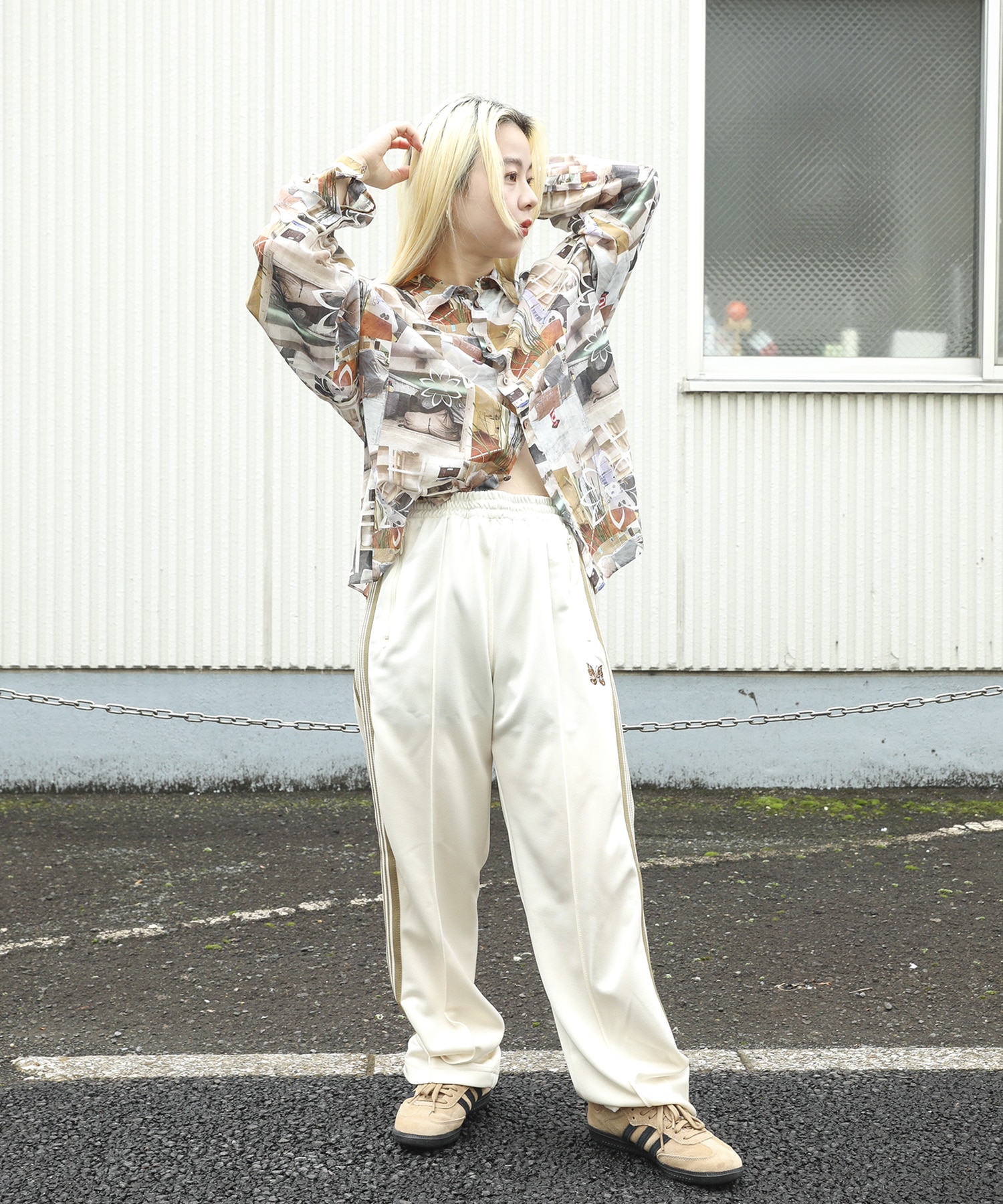 別注〉Track Pant STRAIGHT(XS IVORY): Needles: WOMENS｜ STUDIOUS