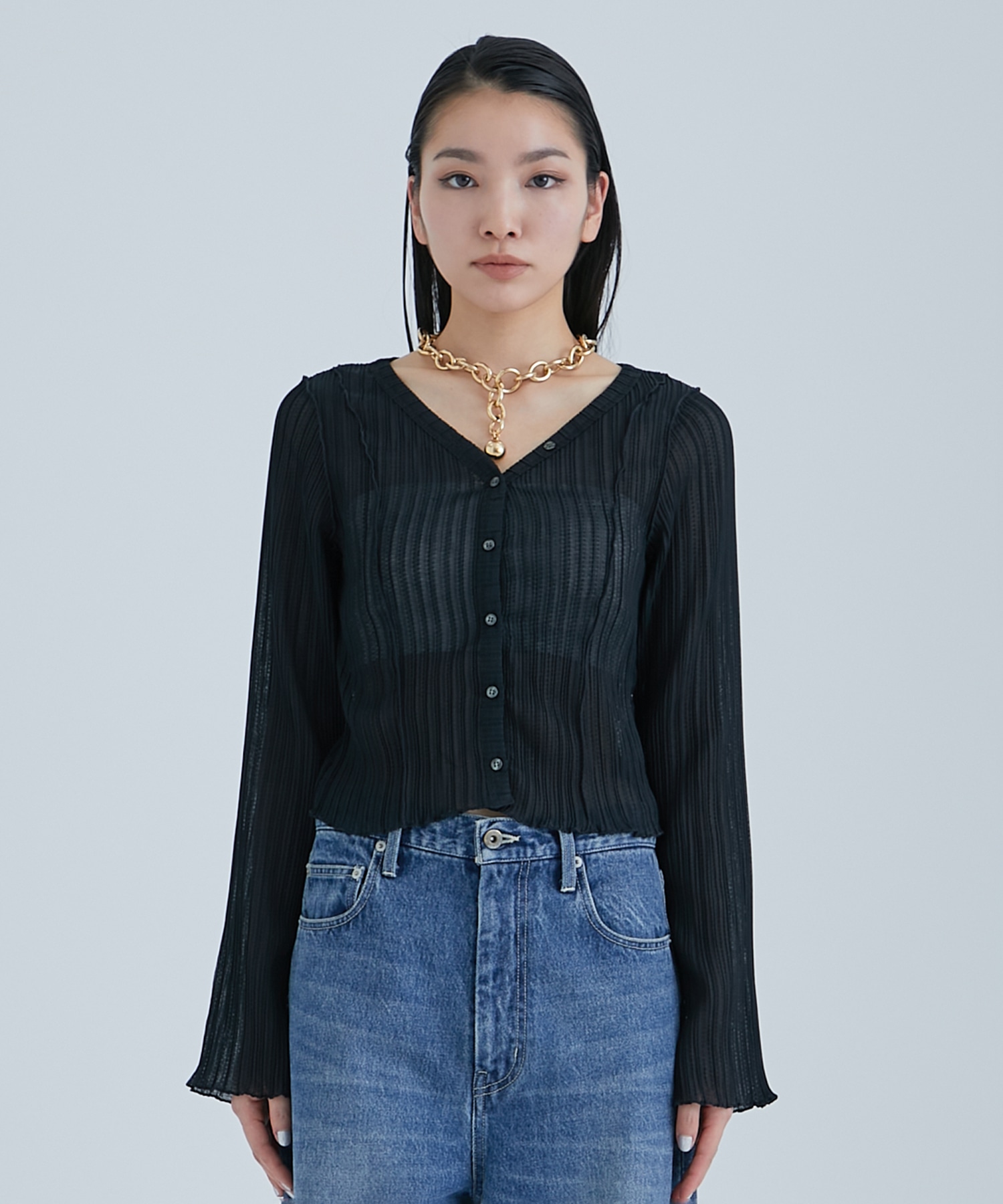 2WAY Mellow Detail Cardigan(FREE BLACK): STUDIOUS: WOMENS