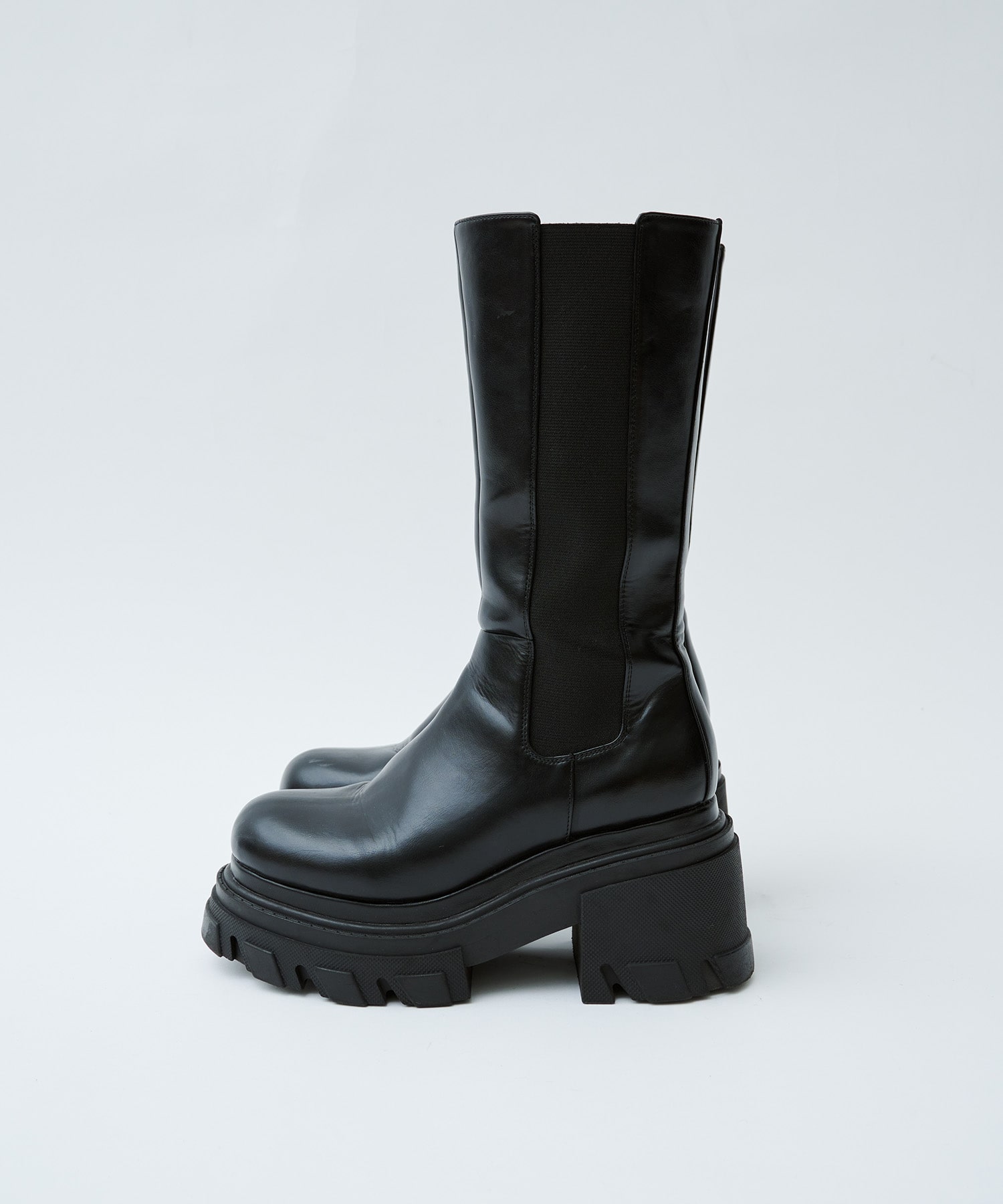 Side Goa Middle Boots(1 BLACK): STUDIOUS: WOMENS｜ STUDIOUS ONLINE 