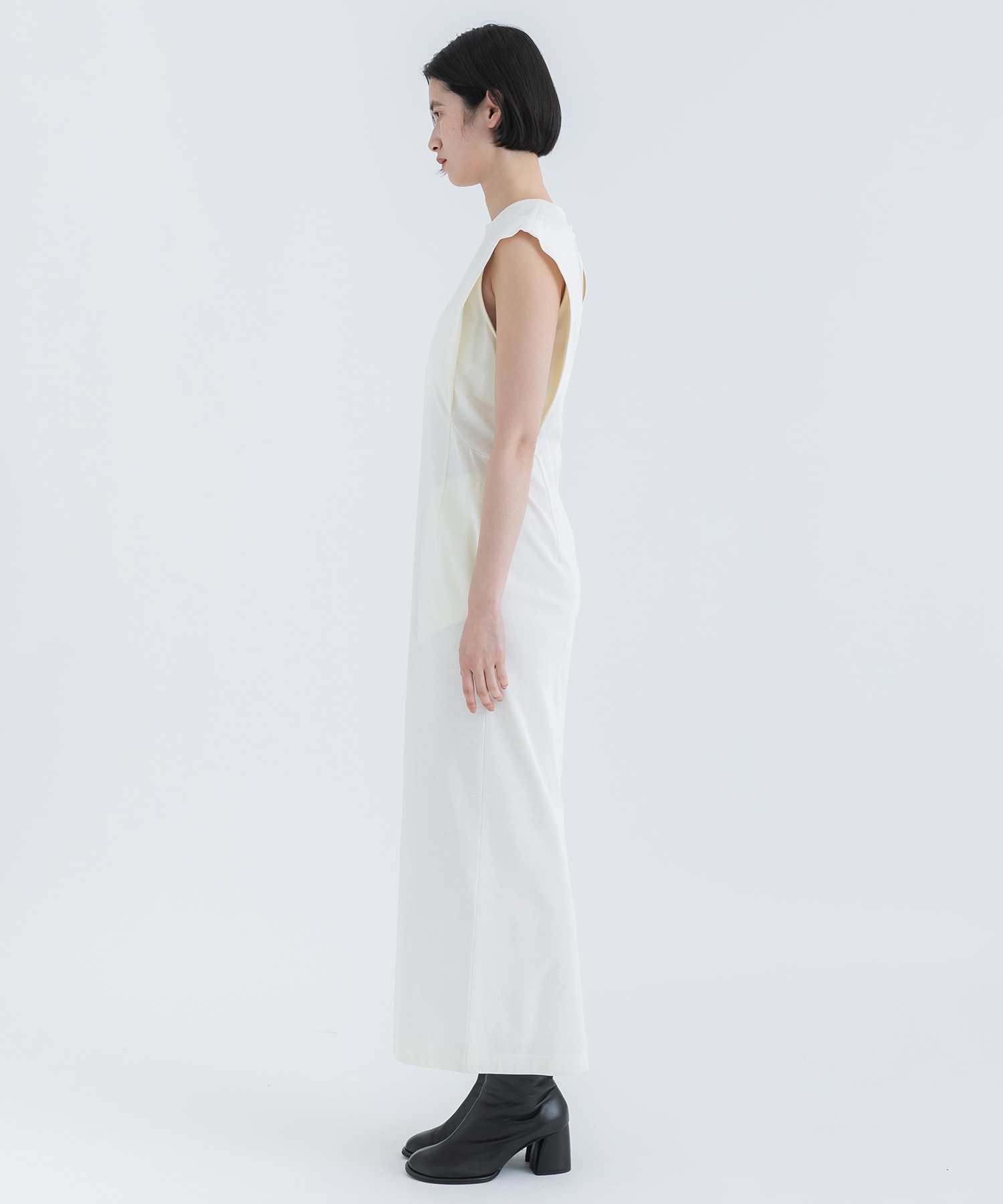 Cotton Jersey Dress(1 ECRU): Mame Kurogouchi: STUDIOUS WOMEN