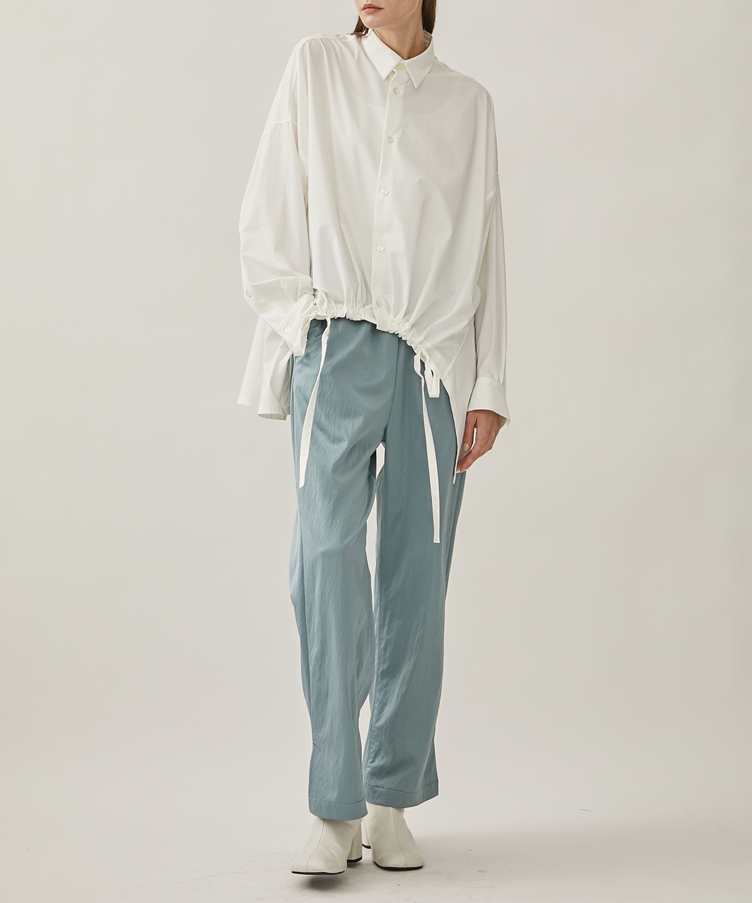 Milling satin slit pants 08sircus