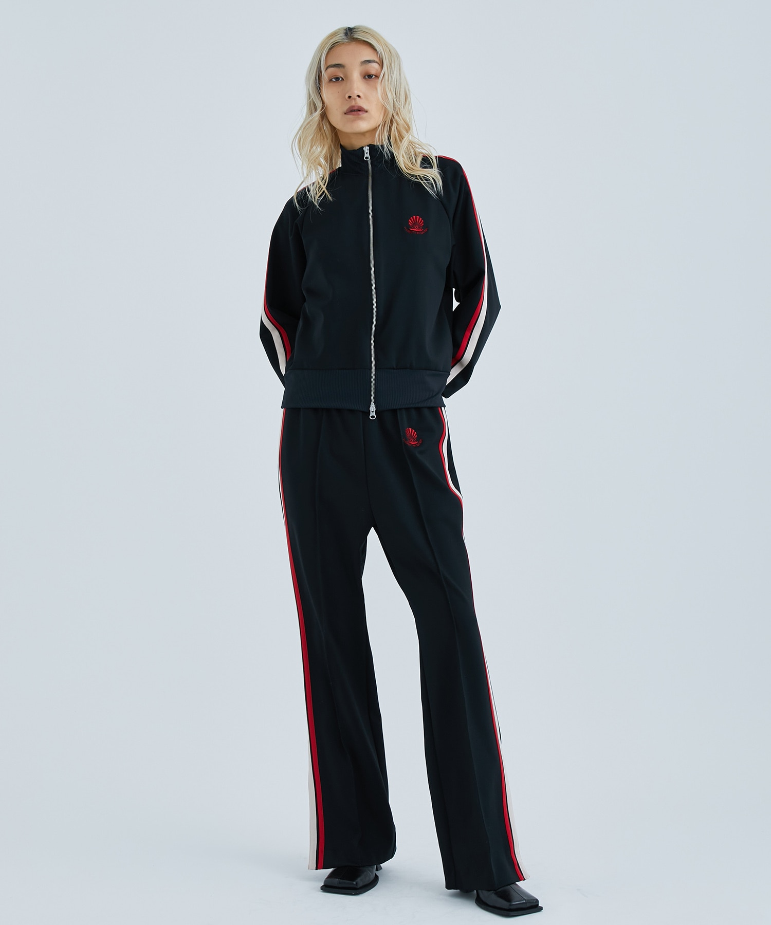 SCUBA JERSEY TRACK PANTS(1 BLACK): THINGS THAT MATTER: WOMENS