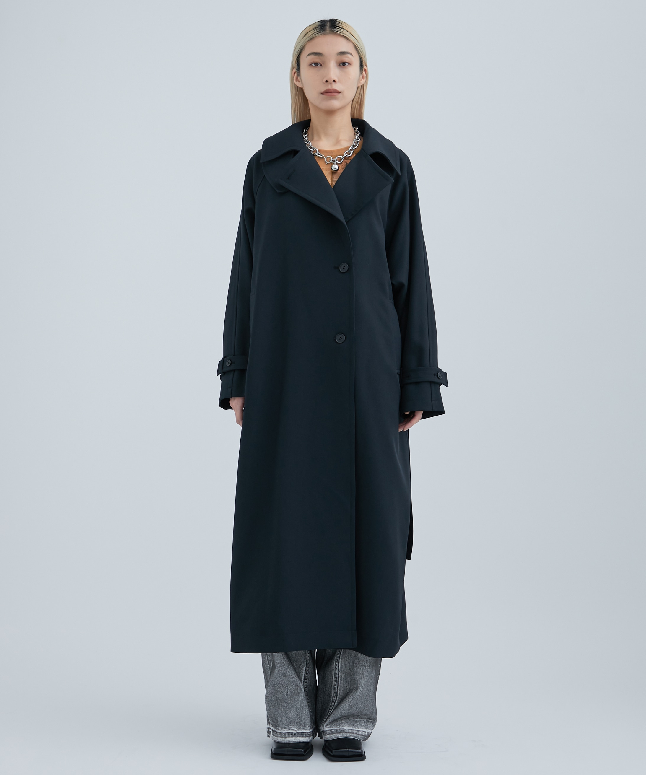 2WAY Collar Raglan Coat STUDIOUS