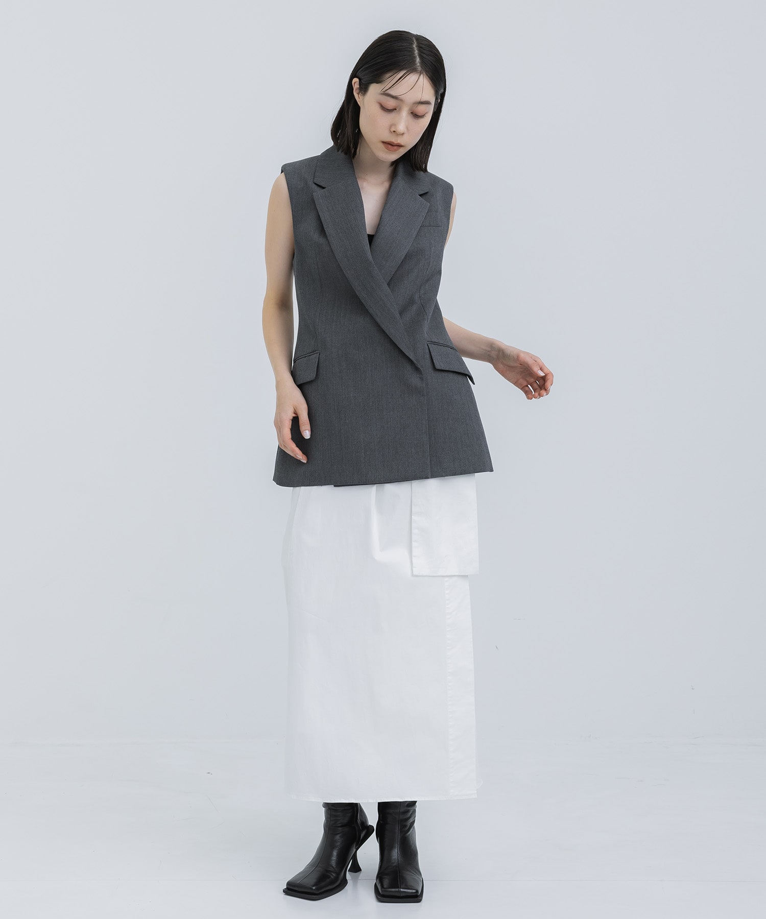 Tailored Vest(36 GREY): IIROT: WOMENS｜ STUDIOUS ONLINE公式通販サイト