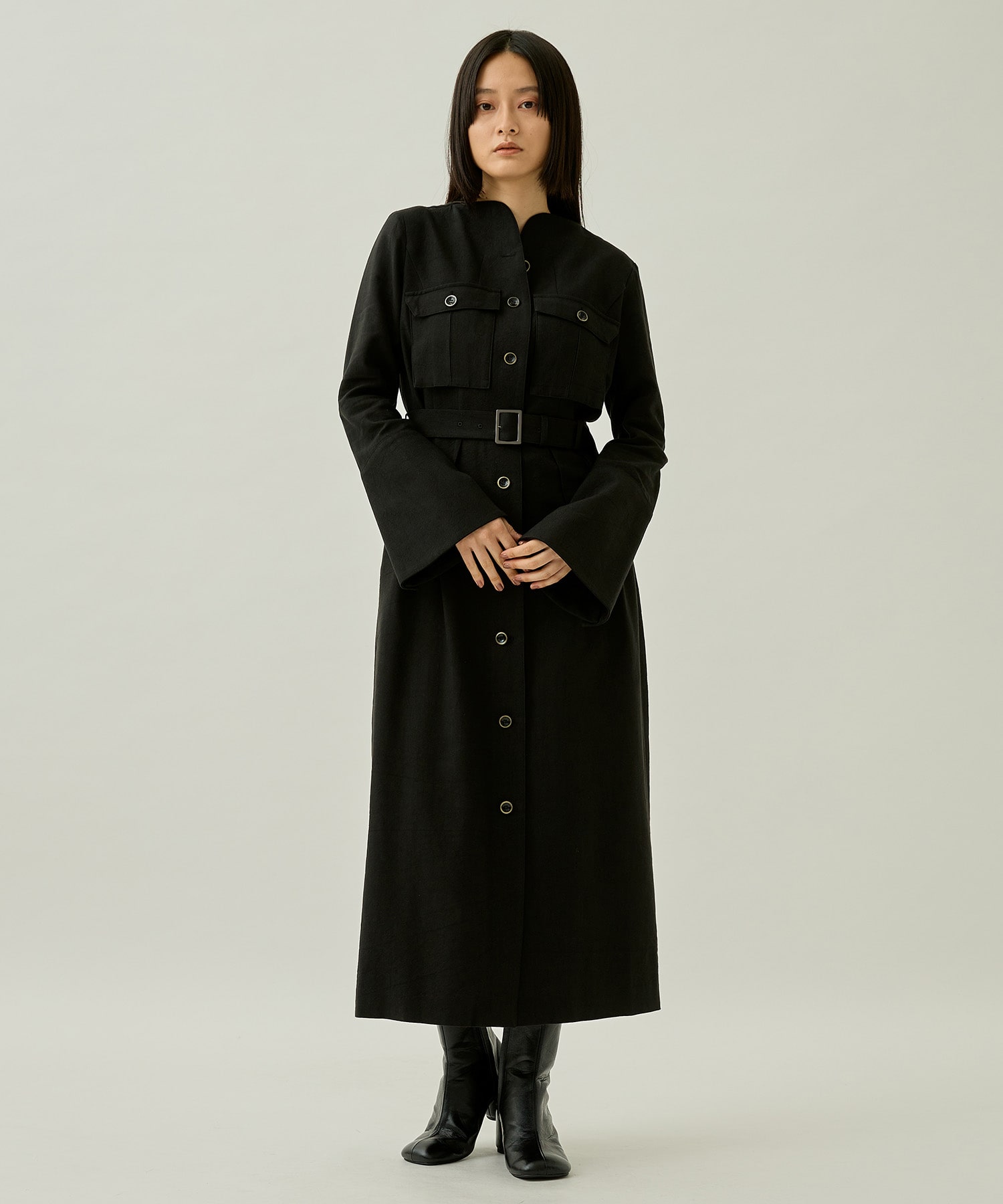 Hennie dress BK(1 BLACK): AKIRANAKA: WOMENS｜ STUDIOUS ONLINE公式