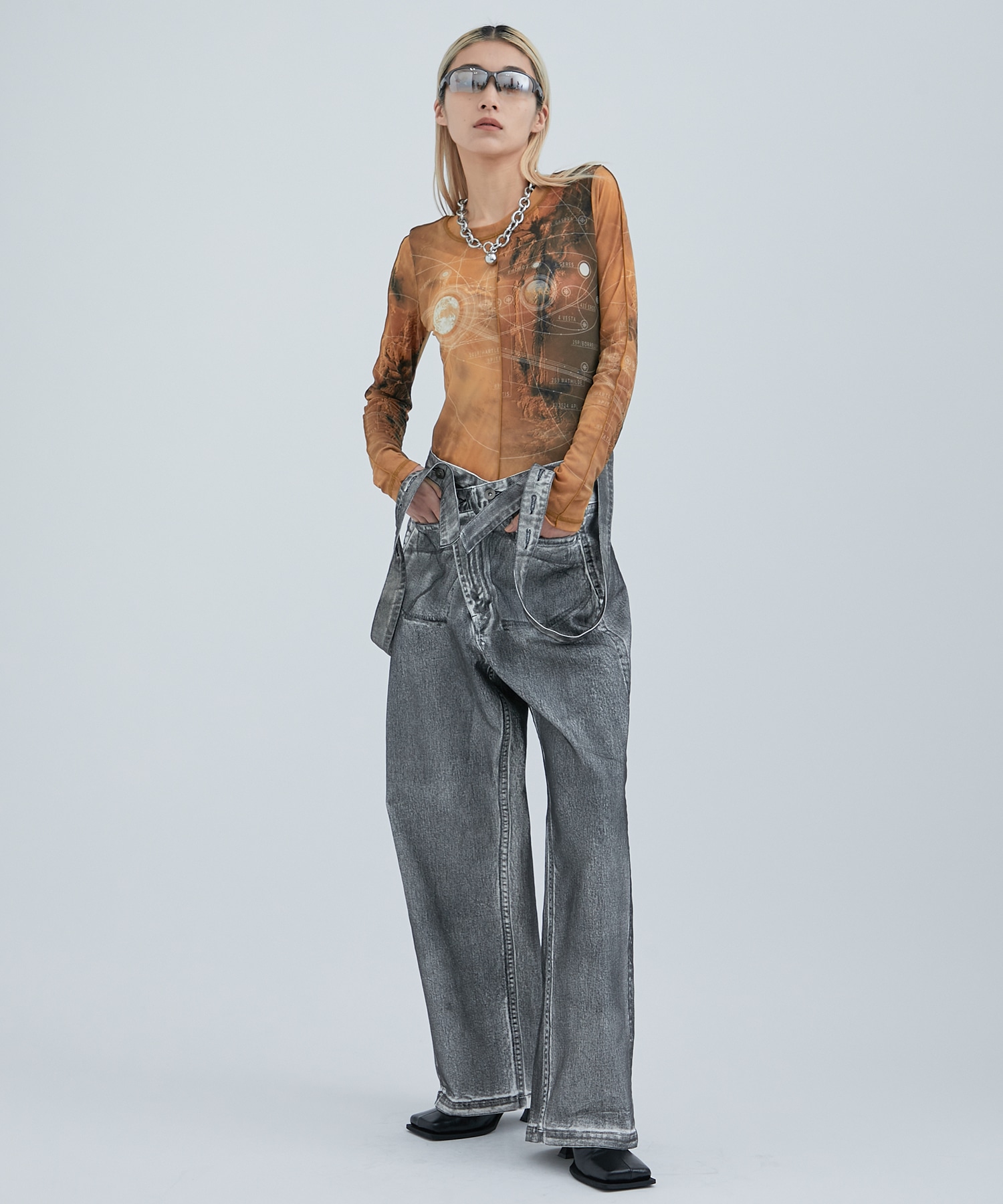 Cosmic Sheer Top(FREE BROWN): STUDIOUS: WOMENS｜ STUDIOUS ONLINE