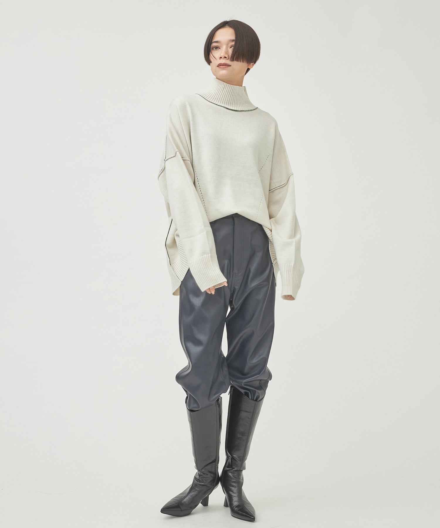 別注 PLATING KNIT(36 IVORY): CINOH: WOMENS｜ STUDIOUS ONLINE公式