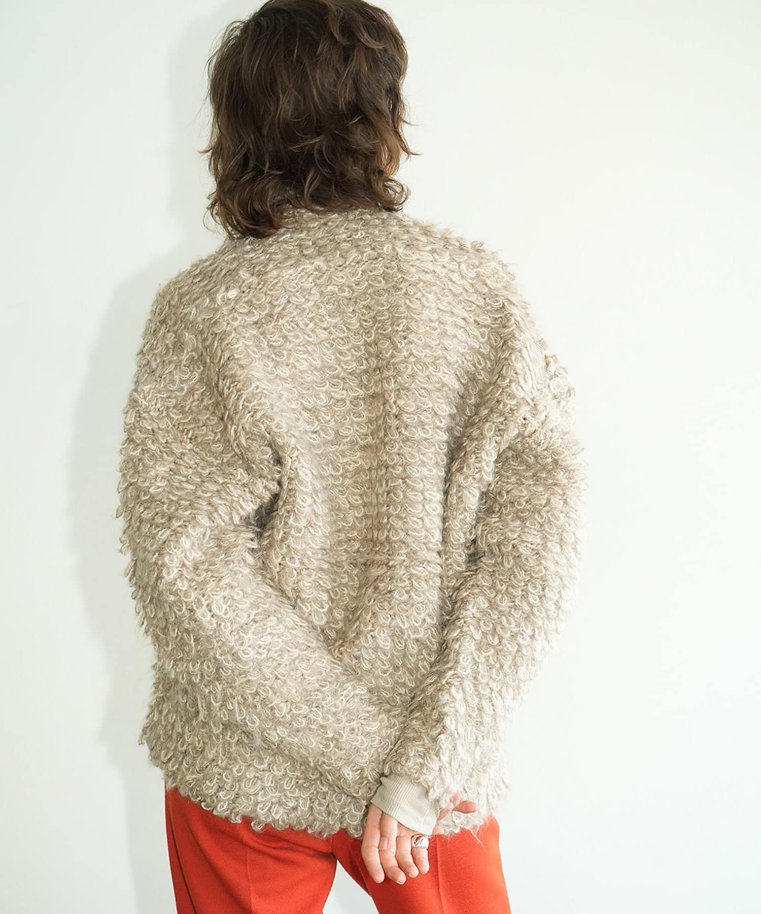 MIX LOOP MOHAIR KNIT TOPS(1 BEIGE): CLANE: WOMENS｜ STUDIOUS