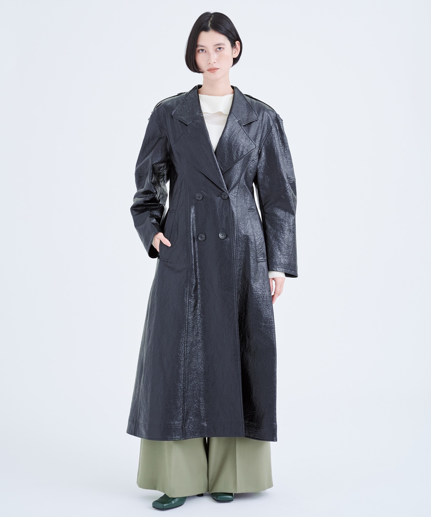 Terese wide tuck Pants KH AKIRANAKA