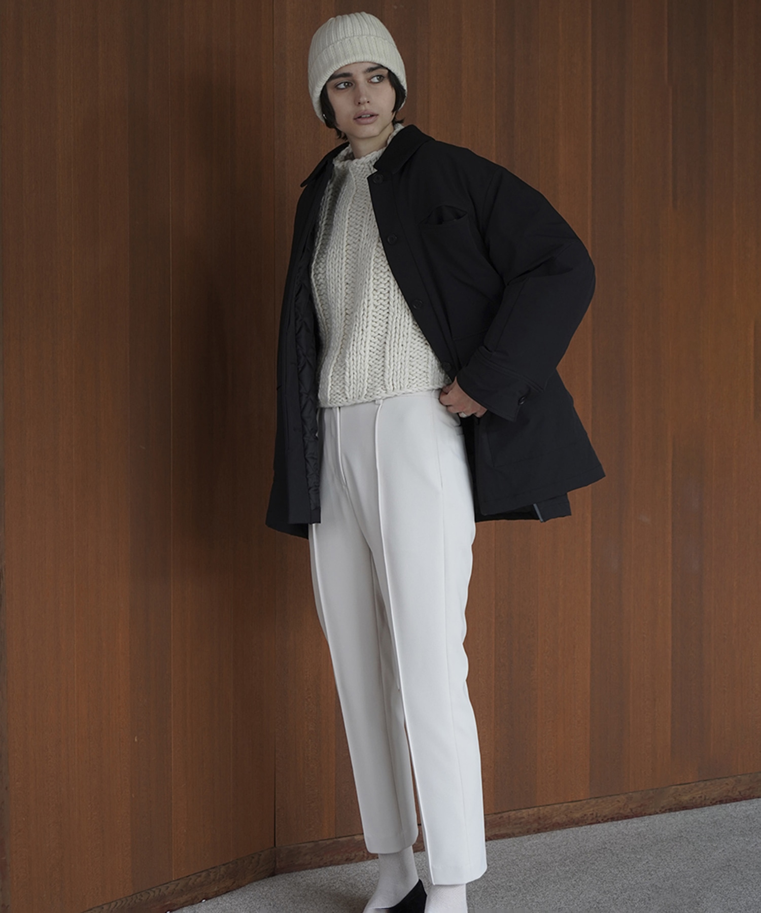 OVER QUILTING HUNTING JACKET CLANE