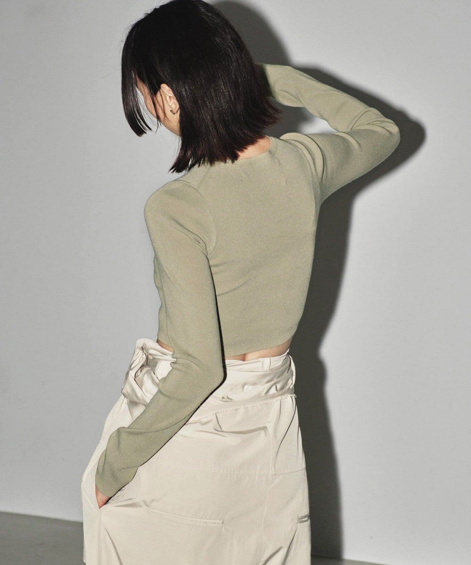 Cropped Smooth Knit(FREE MINT): TODAYFUL: WOMENS｜ STUDIOUS ONLINE 
