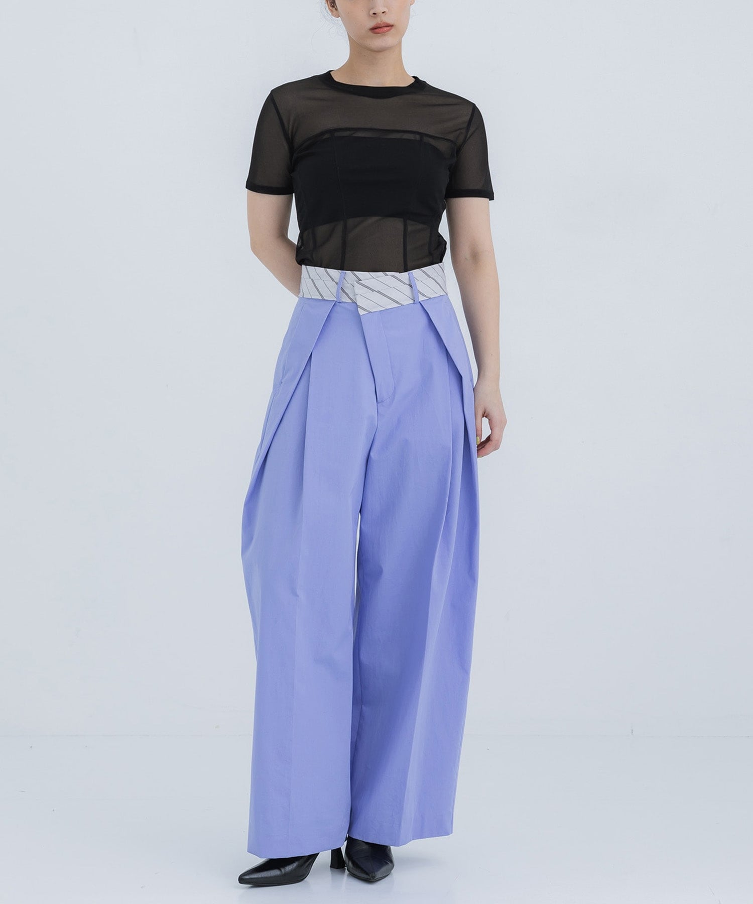 Cotton Tucked Trousers STUDIOUS