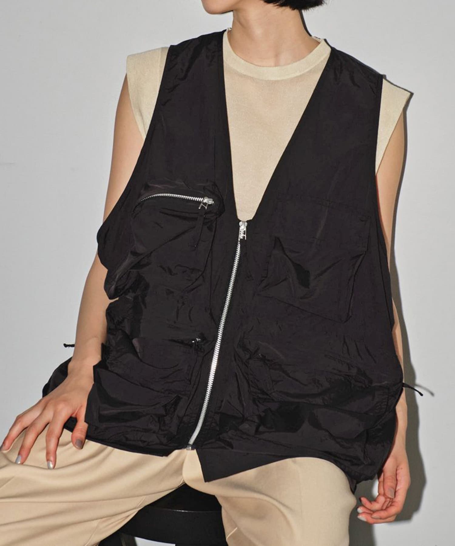Nylon Pocket Vest(FREE BLACK): TODAYFUL: WOMENS｜ STUDIOUS ONLINE 