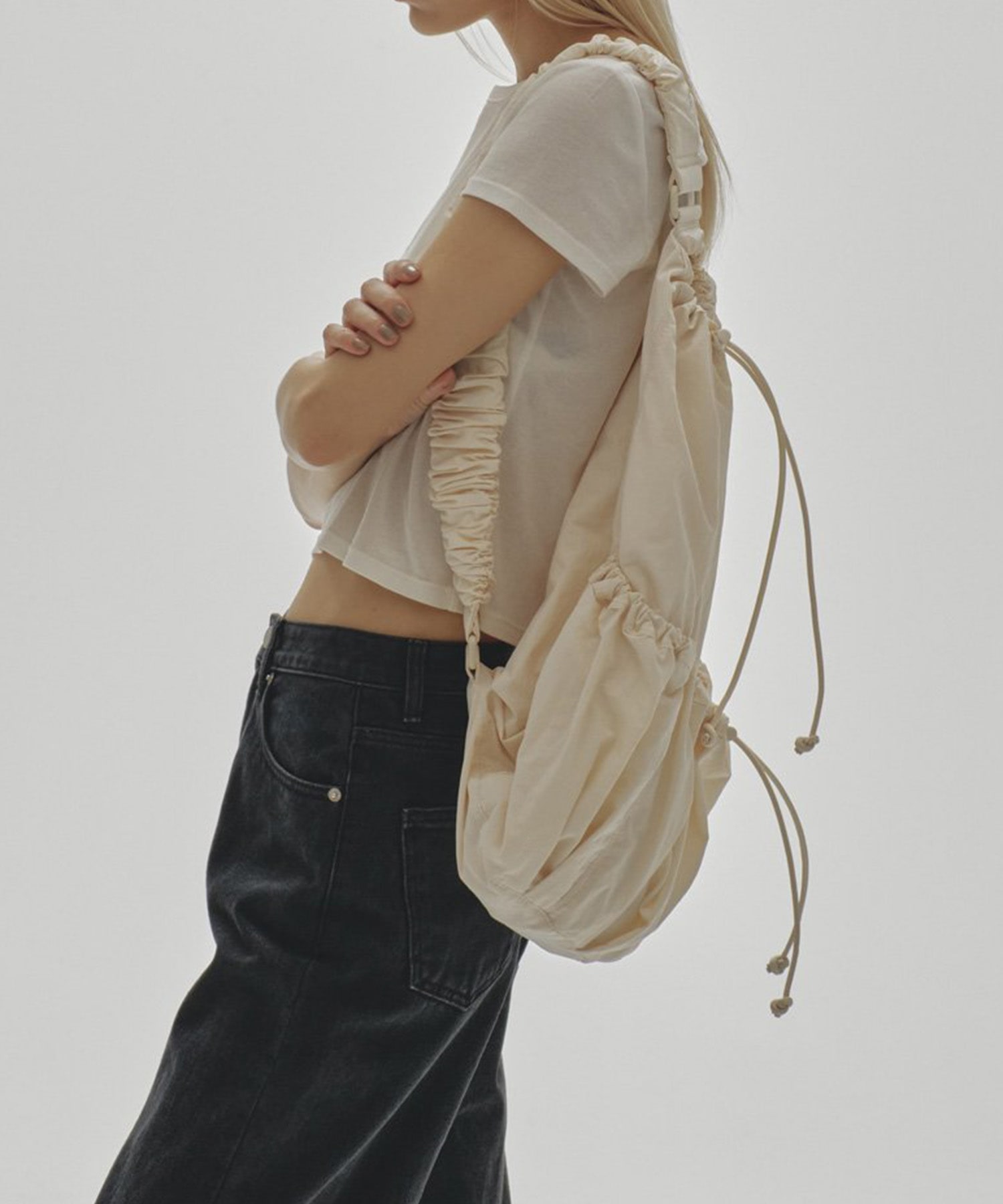 Nylon Gather Bag TODAYFUL