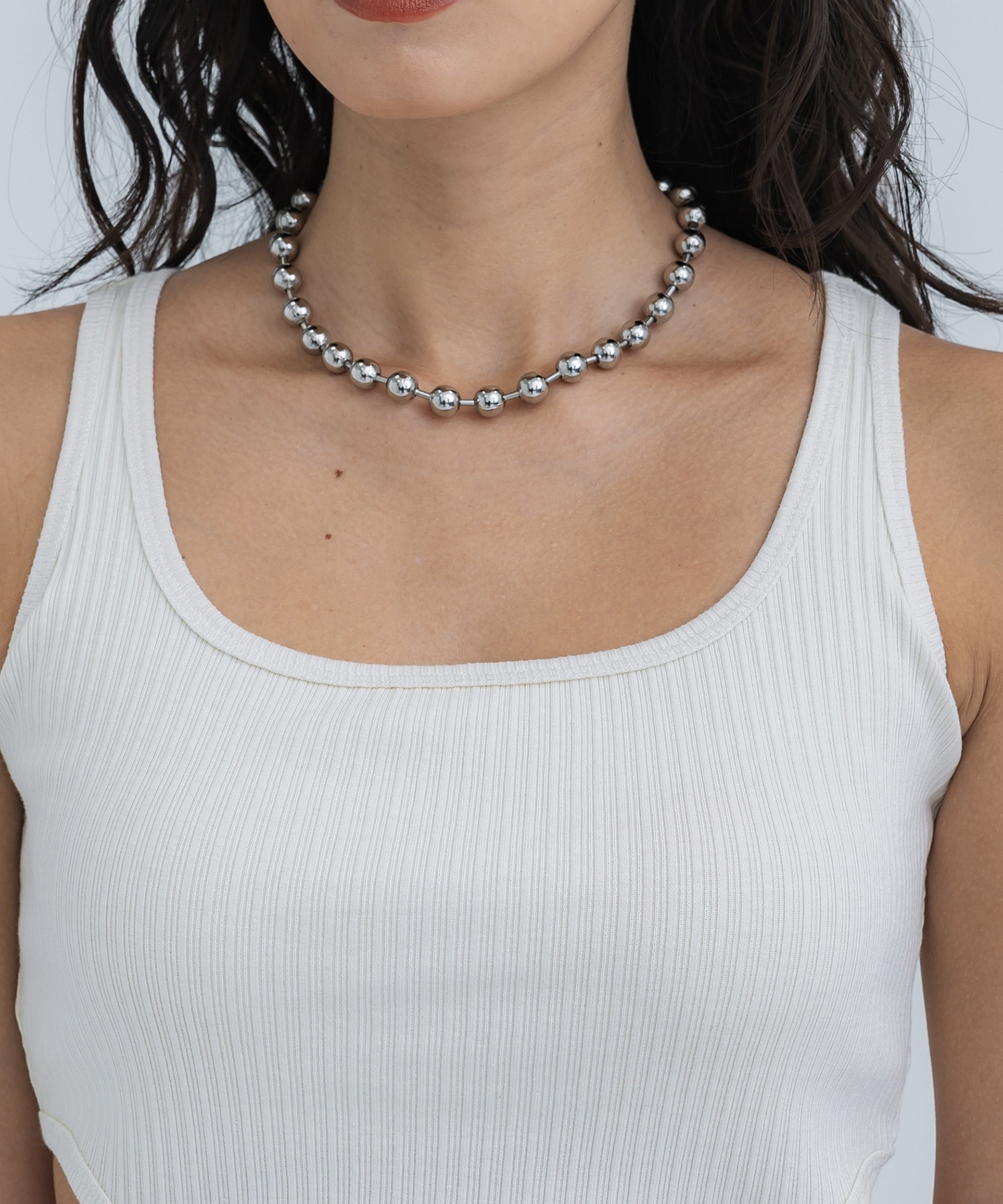 Heart Top Necklace(FREE SILVER): STUDIOUS: WOMENS｜ STUDIOUS 
