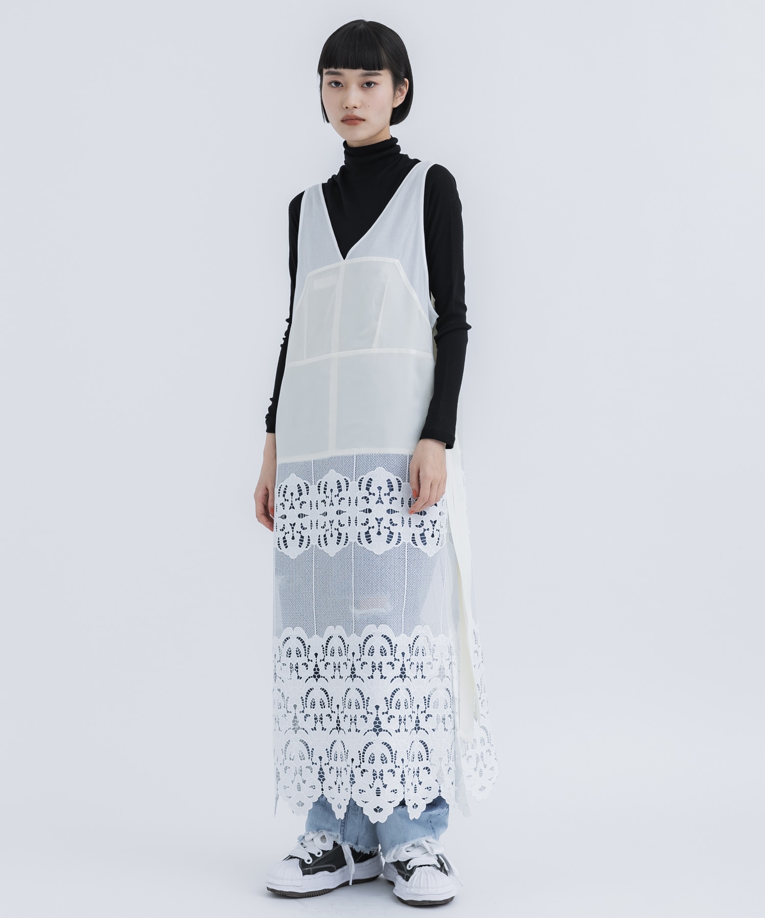 Mesh lace dress(38 WHITE): TOGA PULLA: WOMENS｜ STUDIOUS ONLINE