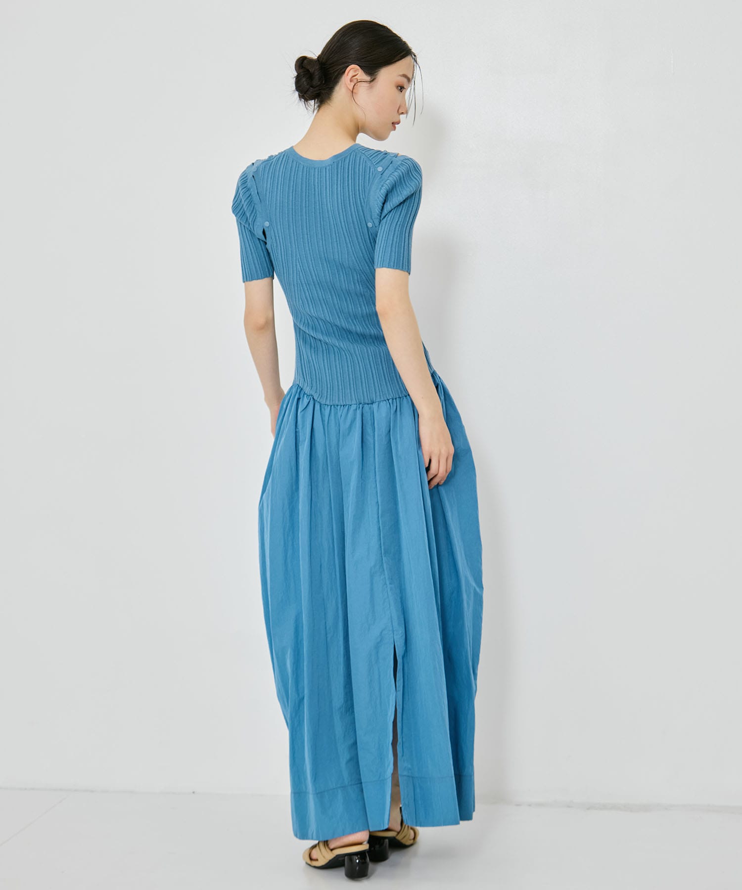 2way Sleeve Knit Dress STUDIOUS