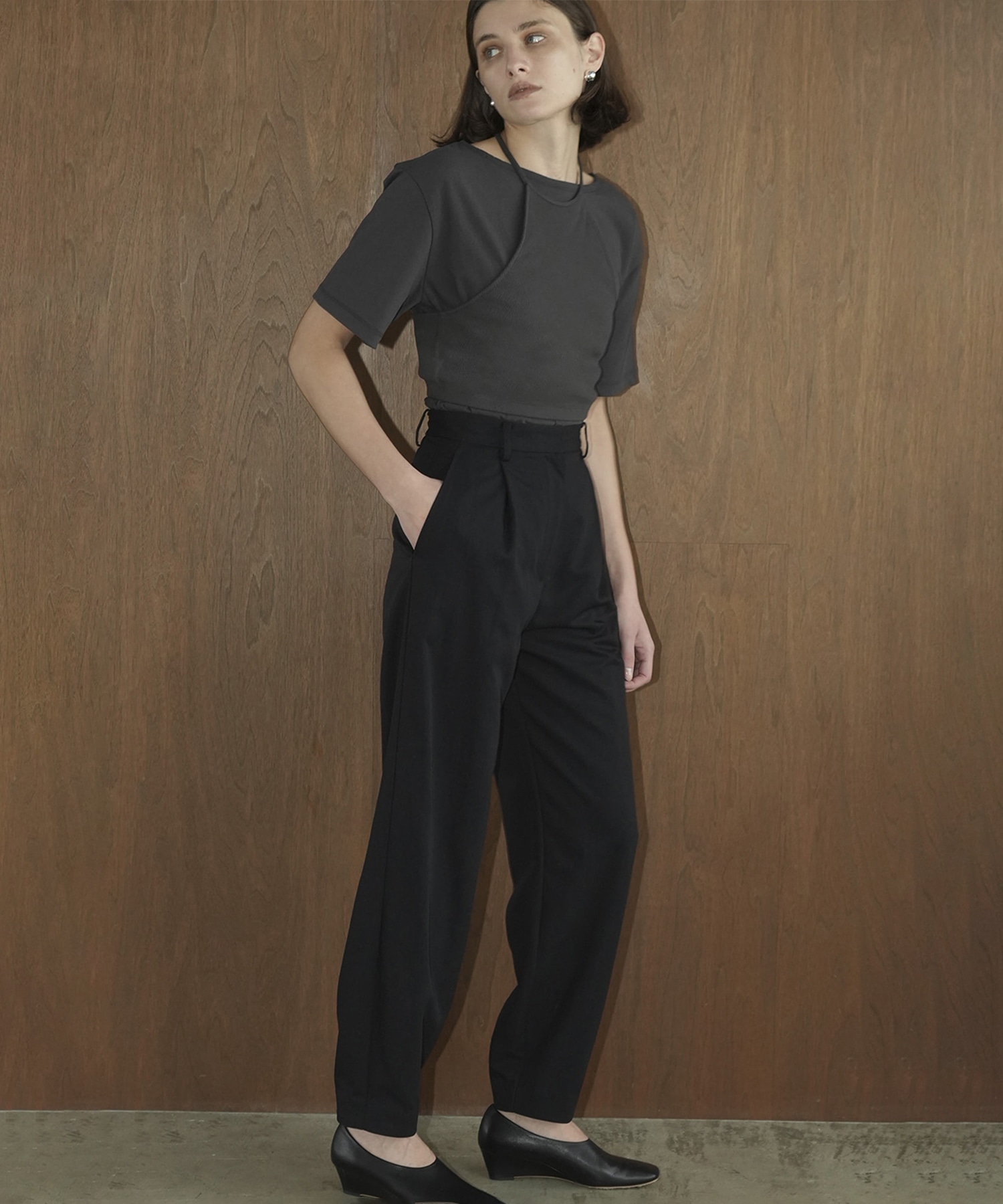 HALTER BUSTIER SET TEE CLANE