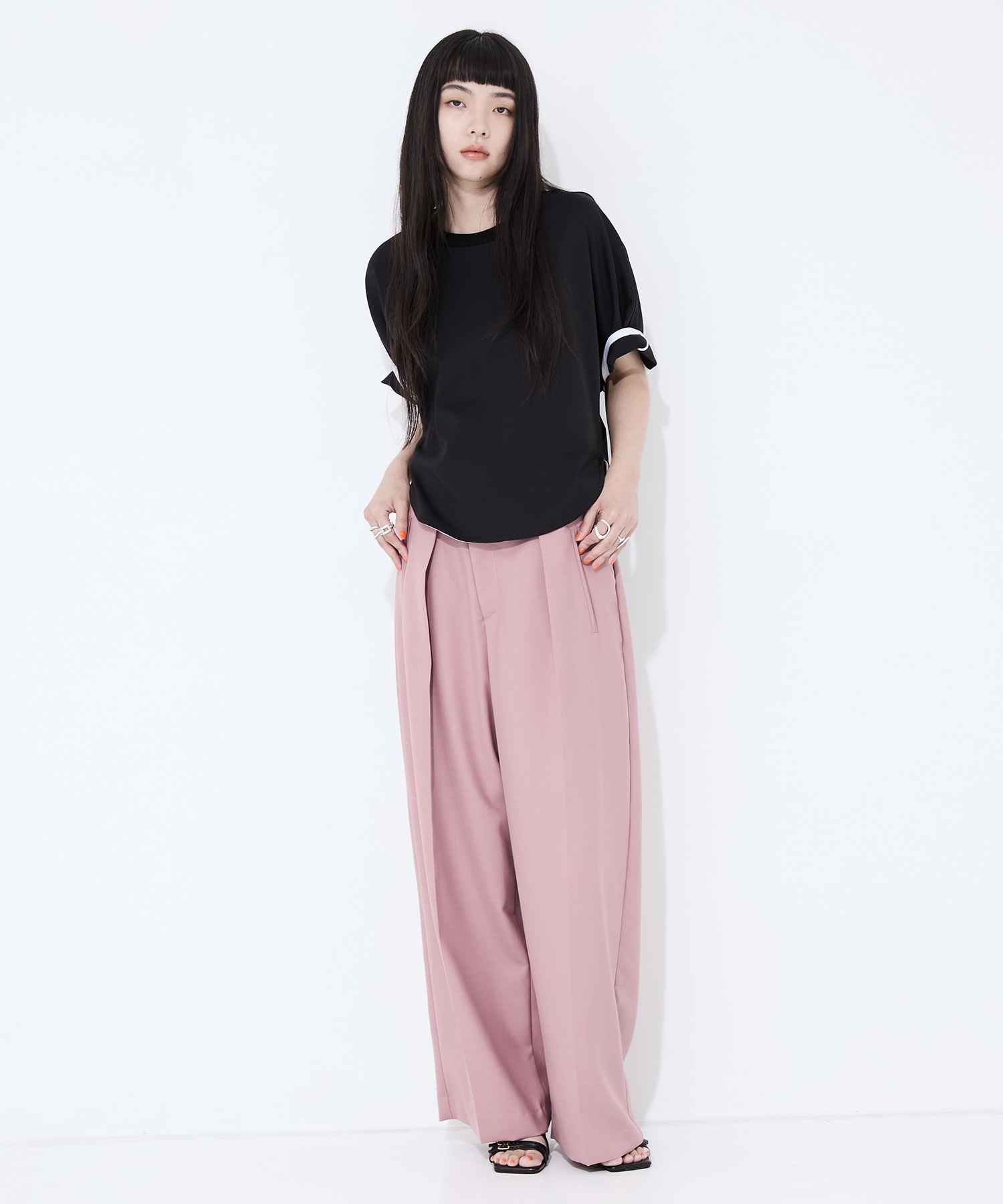 Asymmetric Front Trousers STUDIOUS