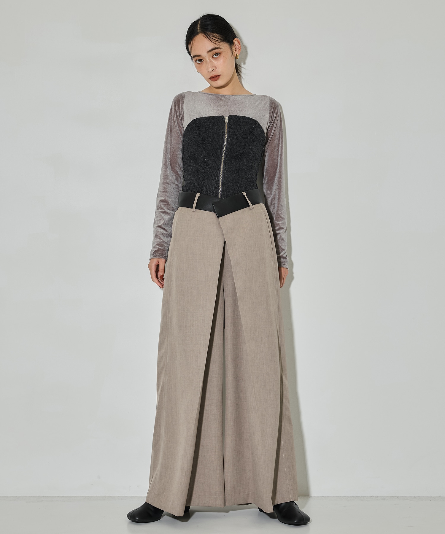 Leather Belted Trousers STUDIOUS