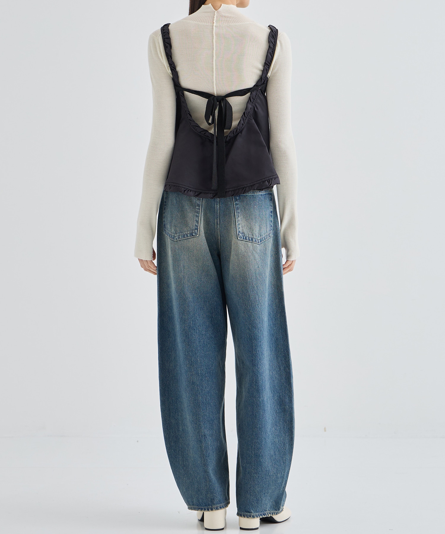 flared MA-1 bustier ODAKHA