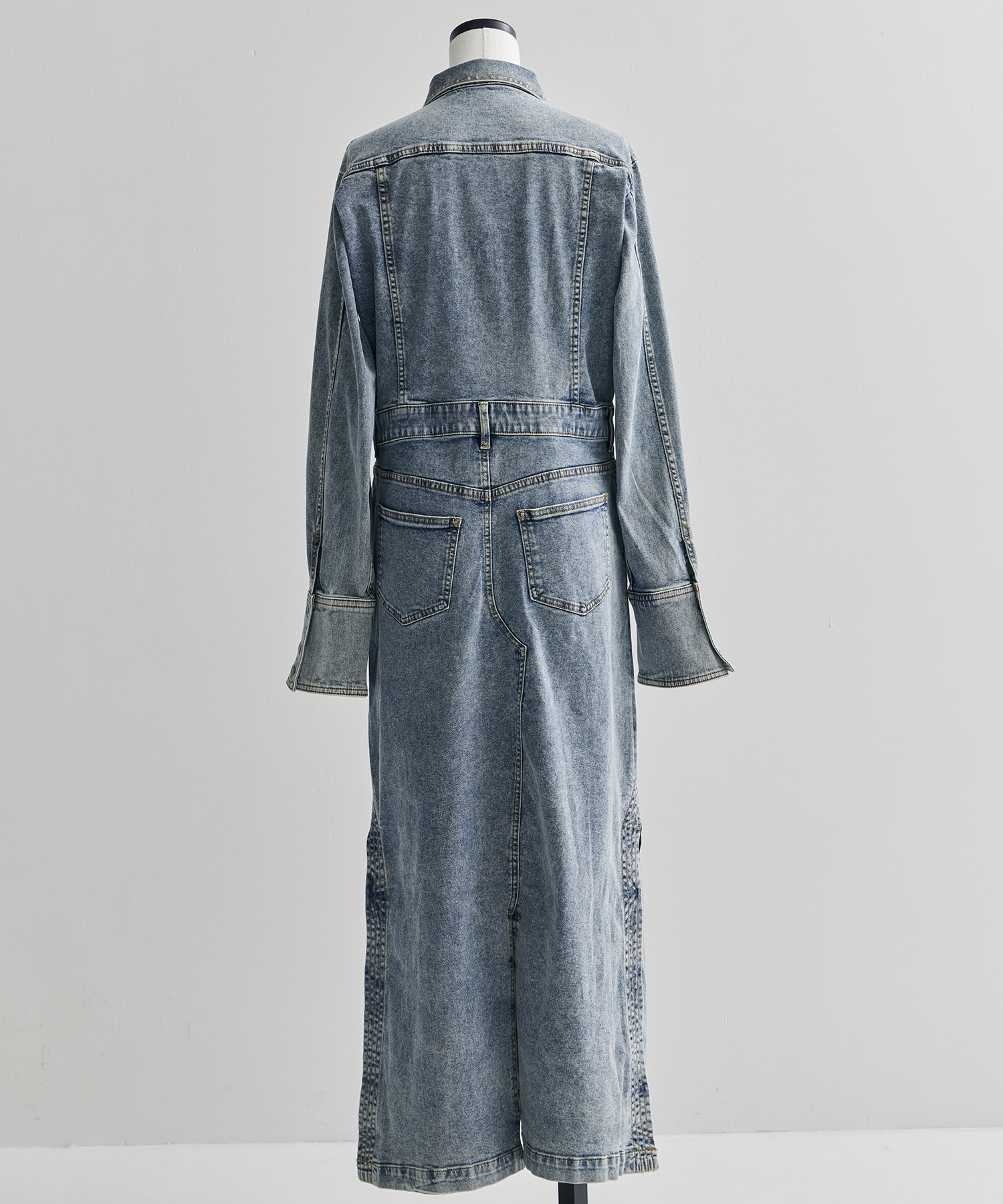 I LINE DENIM SHIRT DRESS AMERI