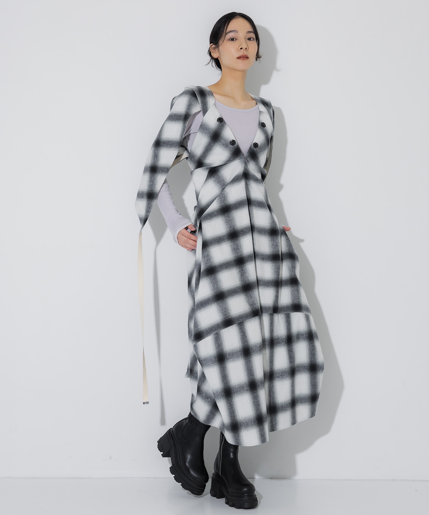 別注 Geometric Cut Dress YOHEI OHNO