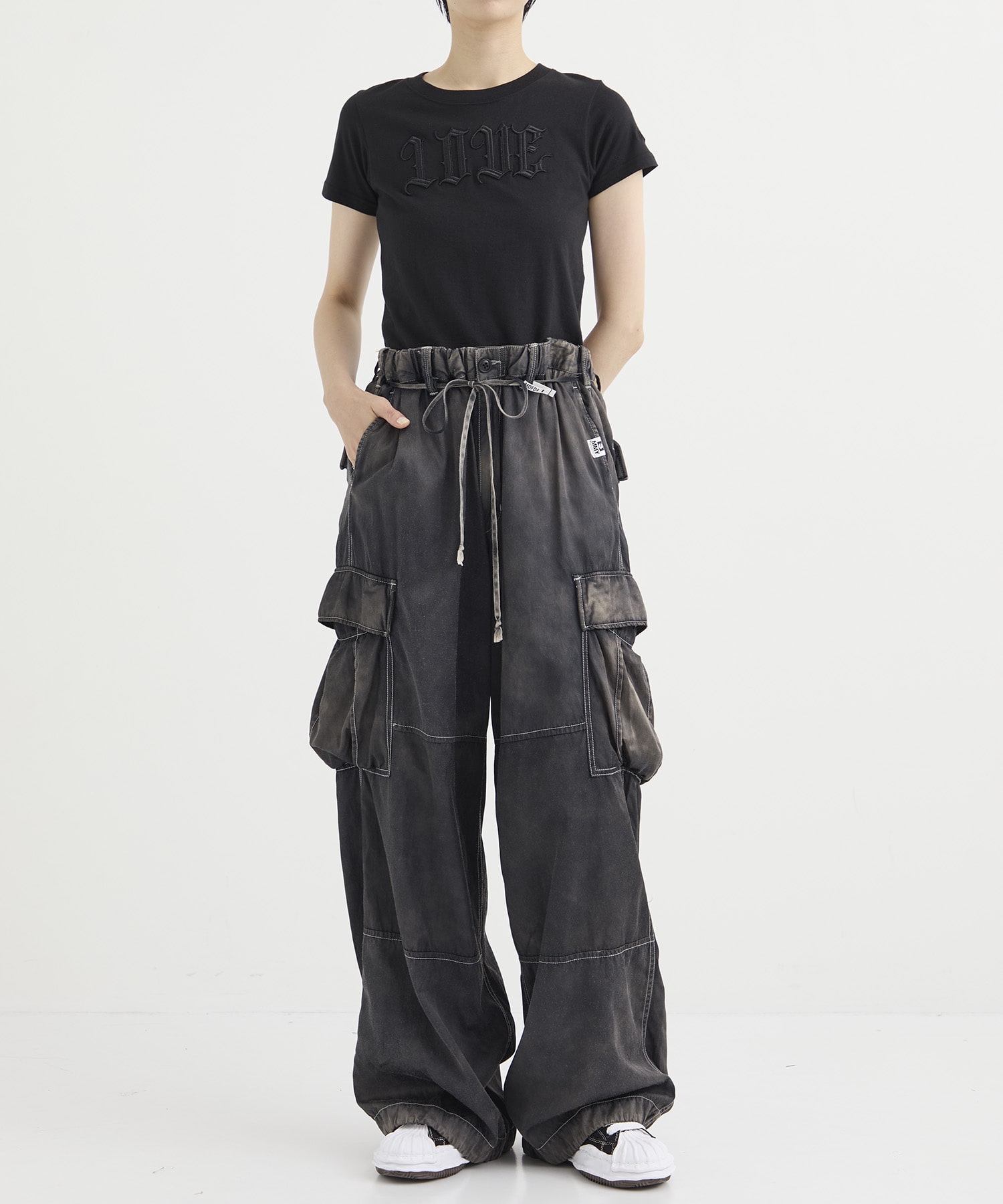 C/R SATIN CARGO PANTS Maison MIHARA YASUHIRO