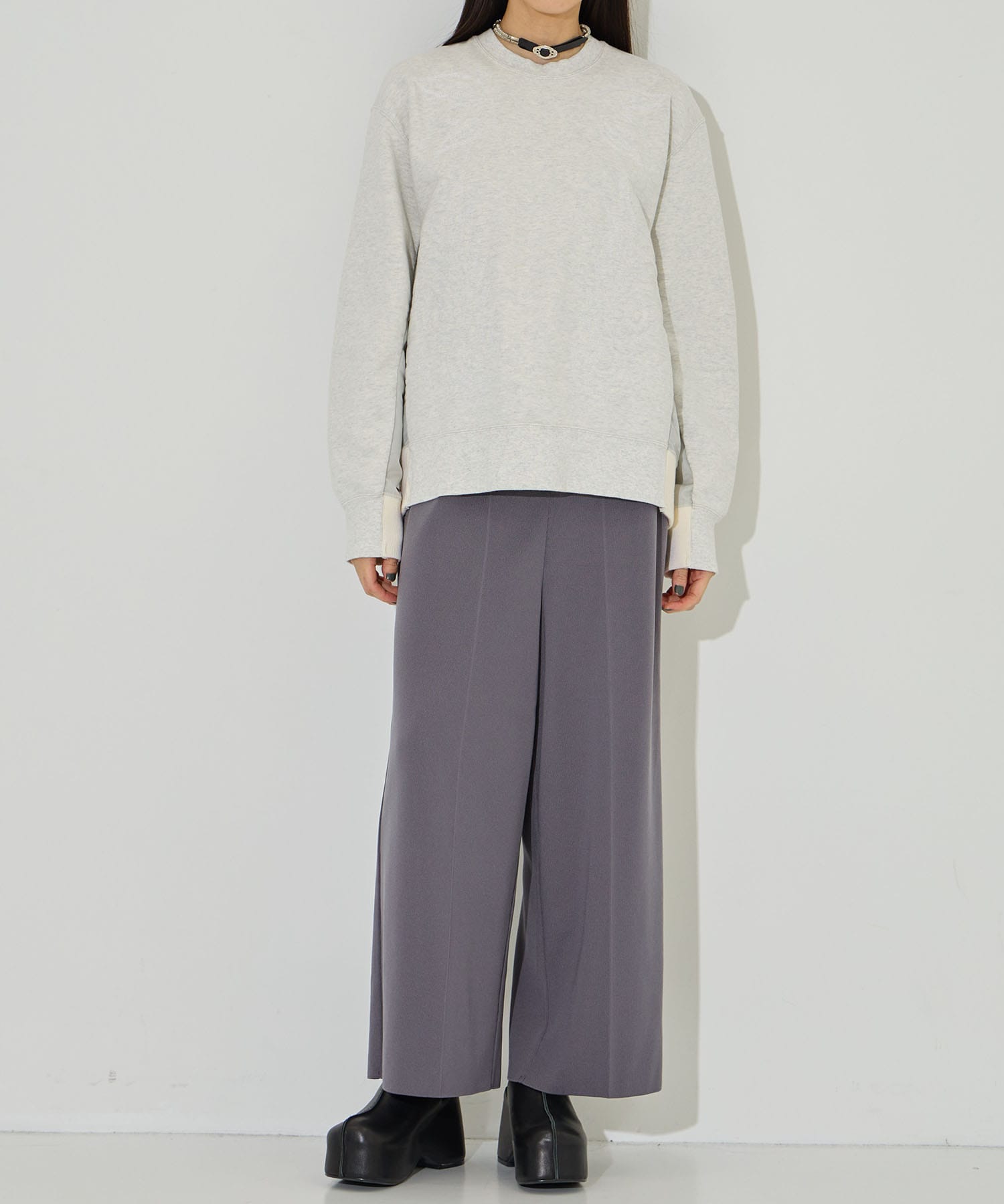 HIGH STRETCH KNIT SLACKS MUKASA