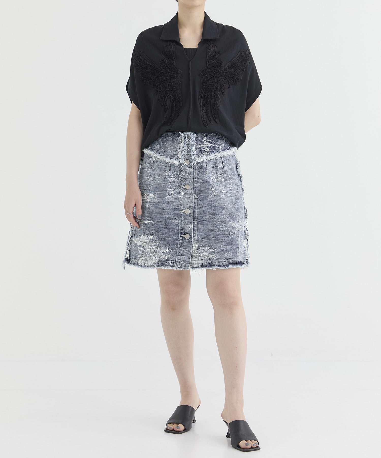 DENIM SKIRT TAAKK