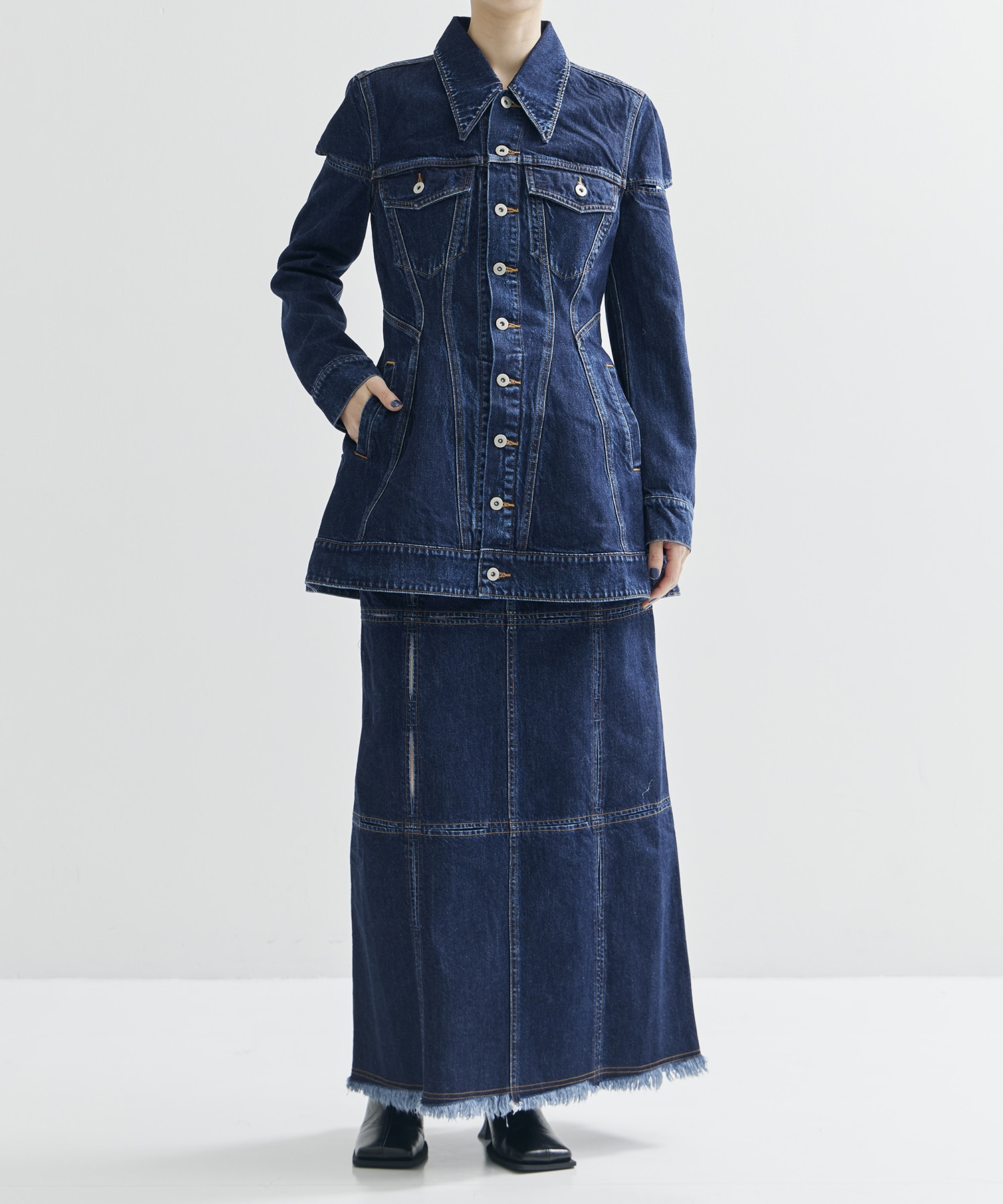 DENIM SLIT JACKET FETICO