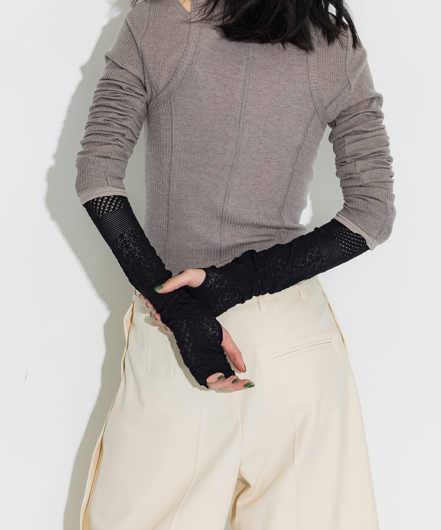 LACE FINGERLESS GLOVES(FREE BLACK): FETICO: WOMENS｜ STUDIOUS ONLINE公式通販サイト