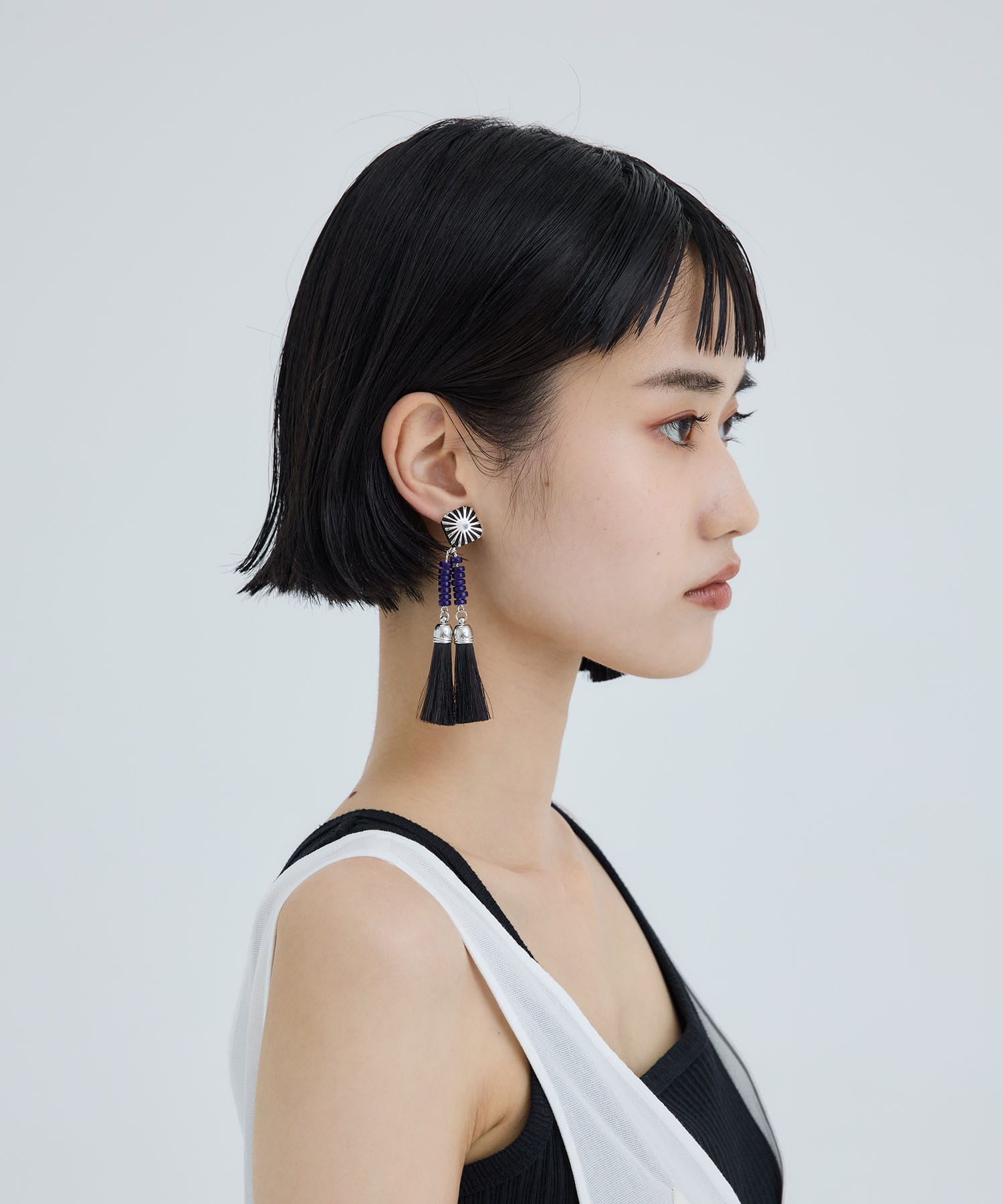 Double fringe earrings TOGA PULLA