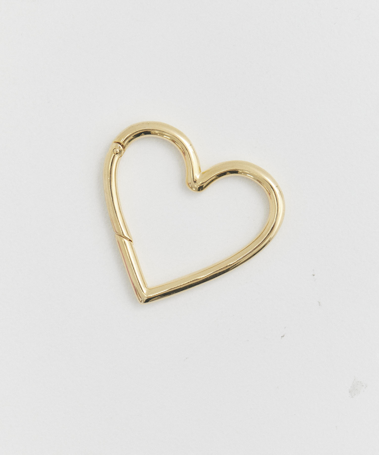 Gold Plating Heart Carbiner BASICKS