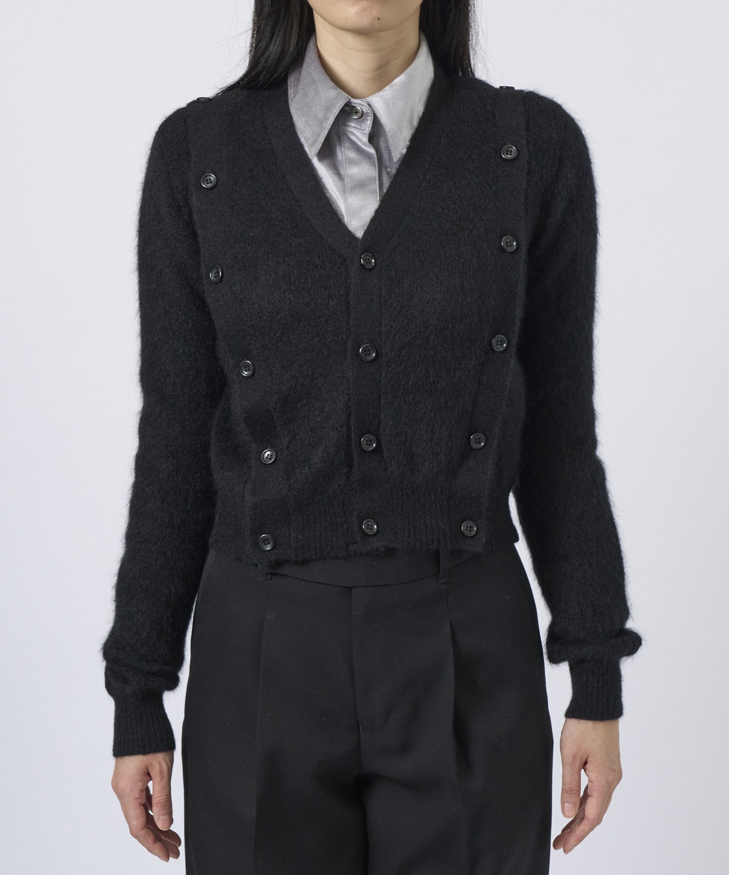 MOHAIR CARDIGAN WITH BUTTON JOHN LAWRENCE SULLIVAN