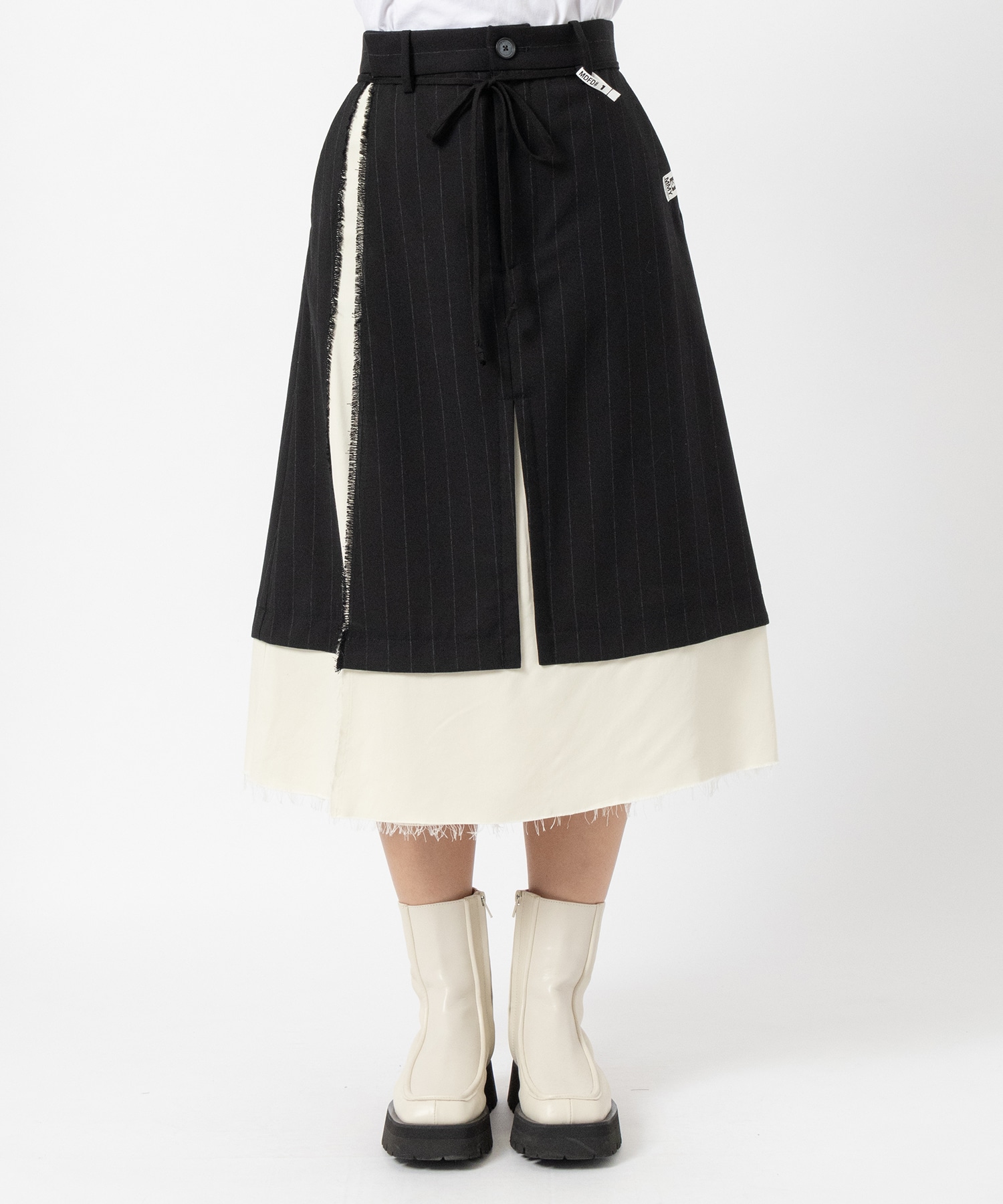 WOOL PASTED SKIRT Maison MIHARA YASUHIRO