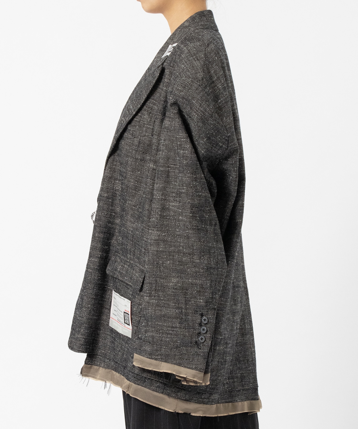 SLUB NEP TWEED JACKET Maison MIHARA YASUHIRO