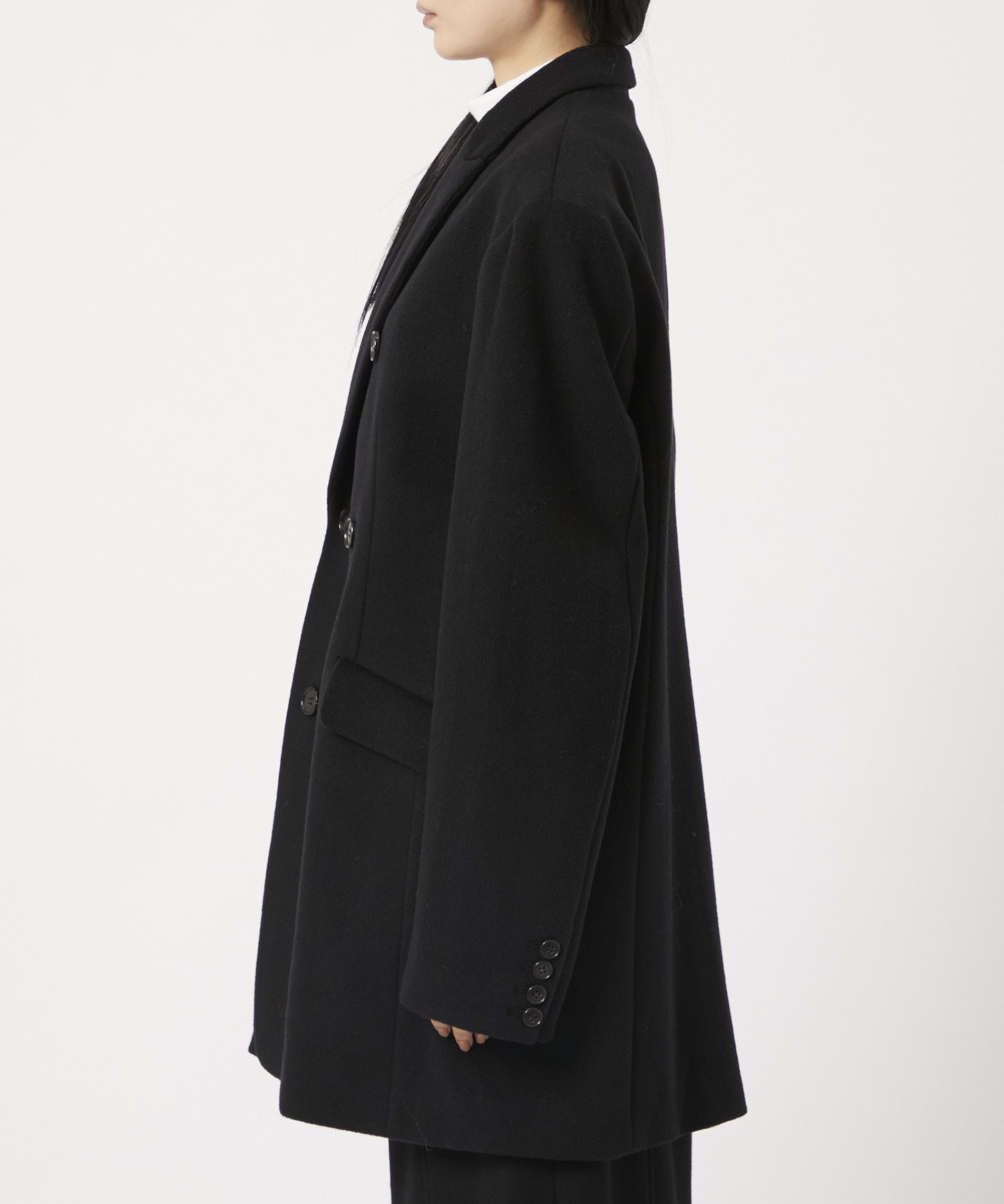 RECYCLED WOOL DOUBLE COAT KAYLE