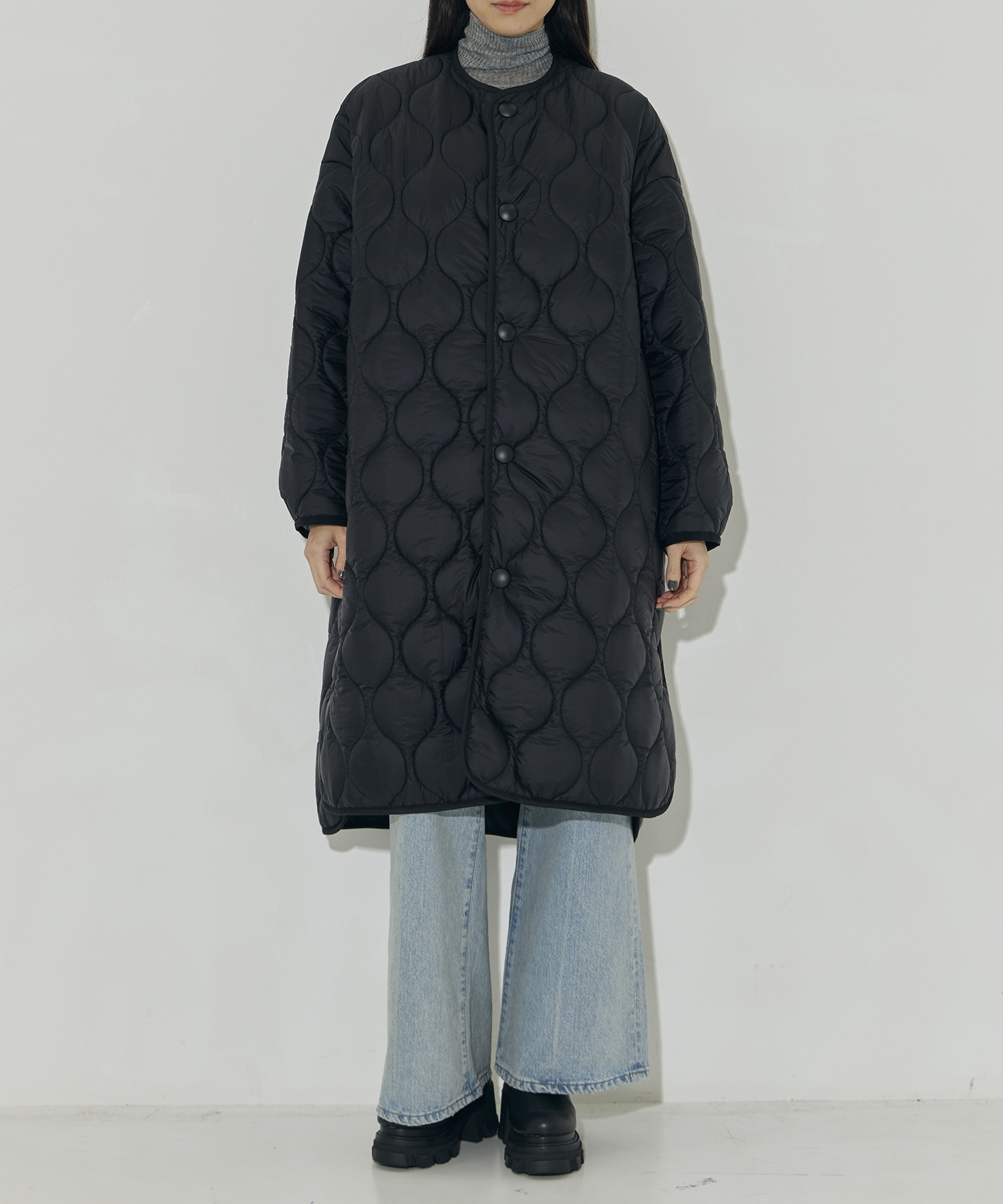 RERACS QUILTING LONG COAT THE RERACS