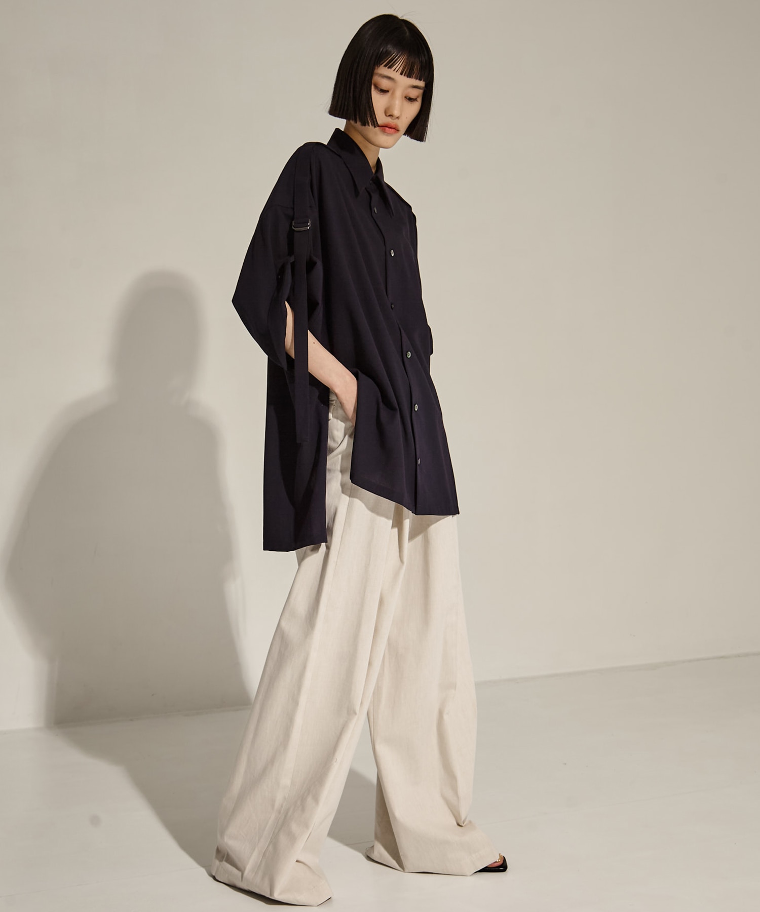 Sleeve Belt Shirt UJOH