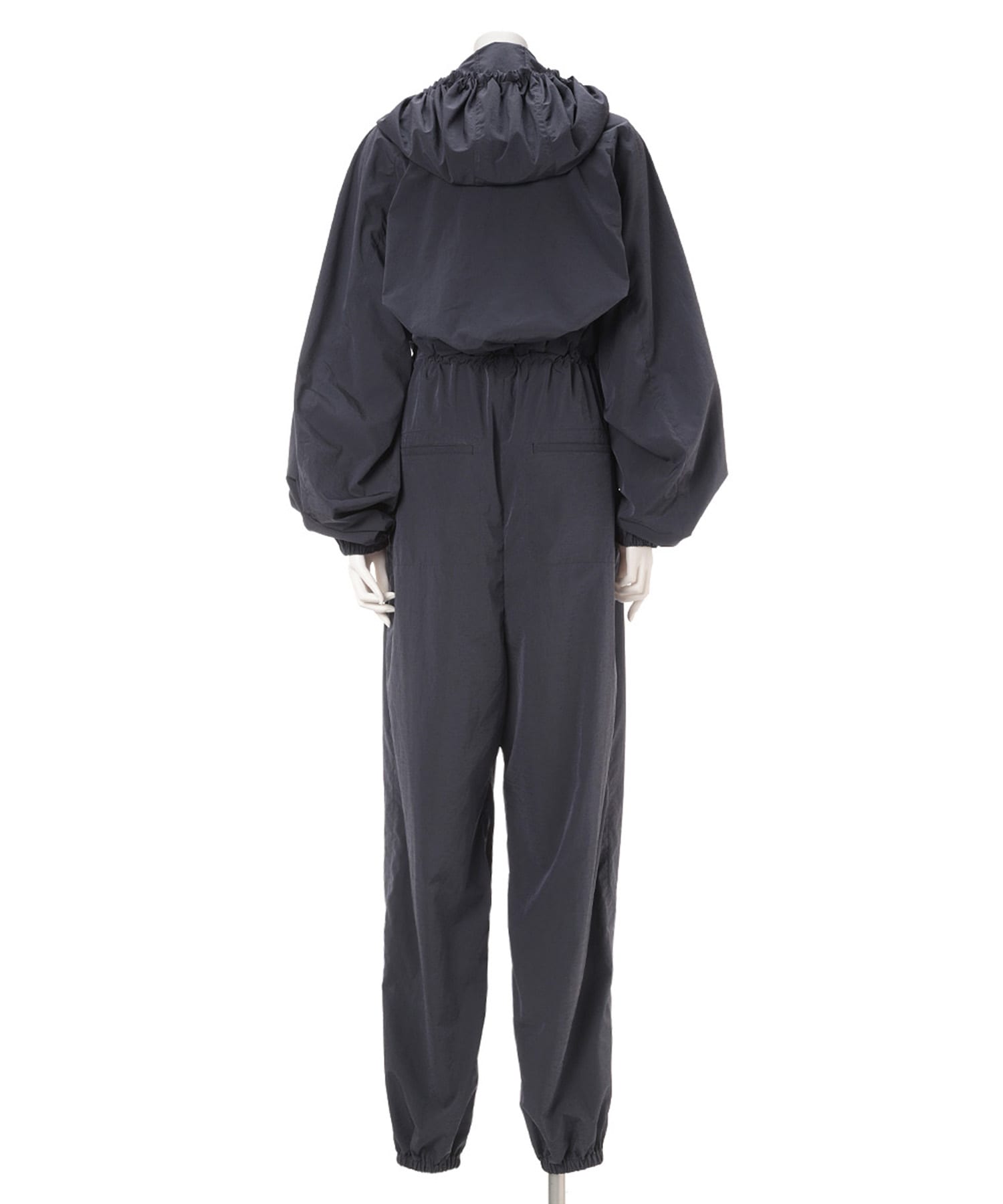 Split Yarn Hooded Jump Suit Mame Kurogouchi