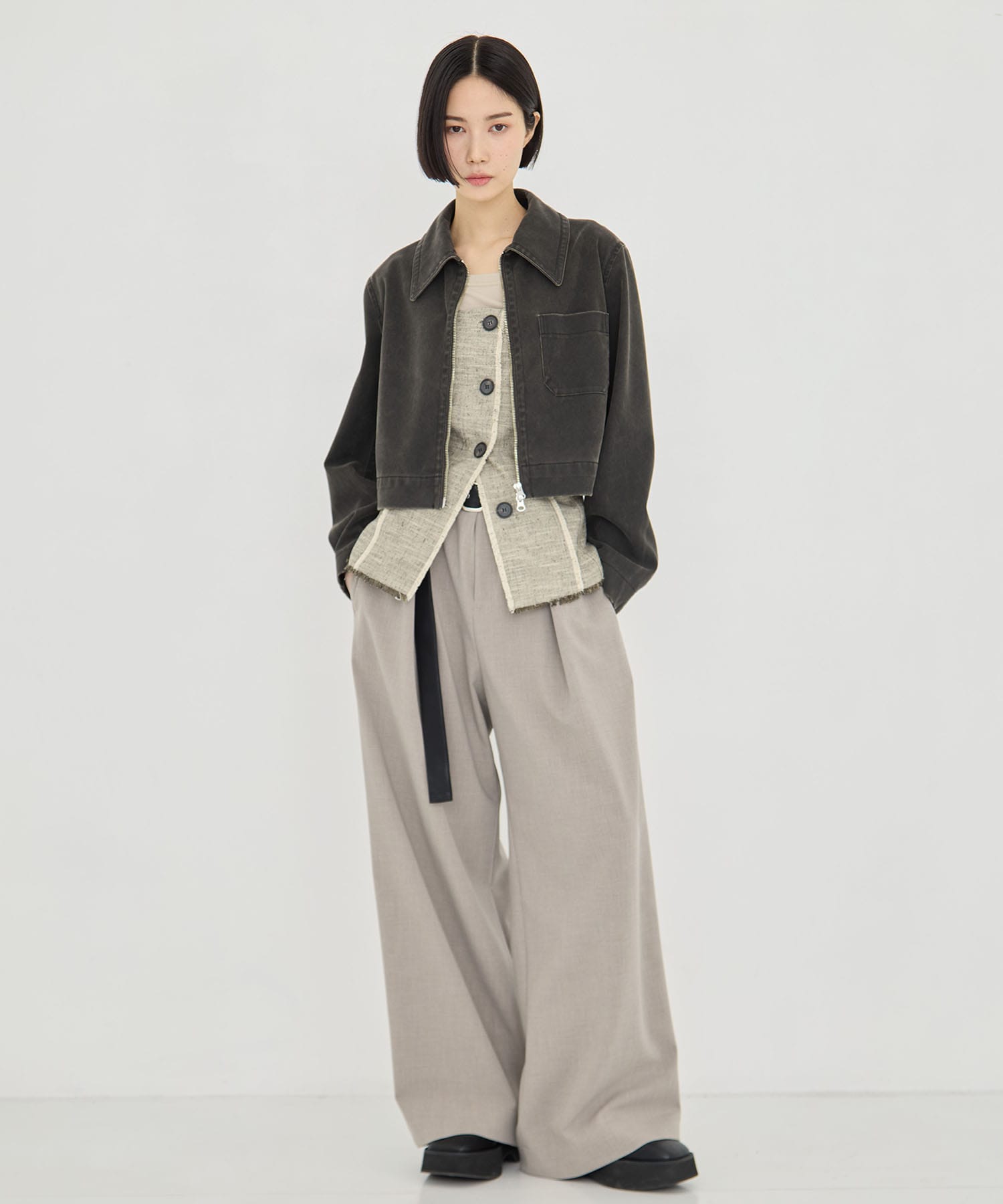 Silk Nep Bustier Combi Top STUDIOUS