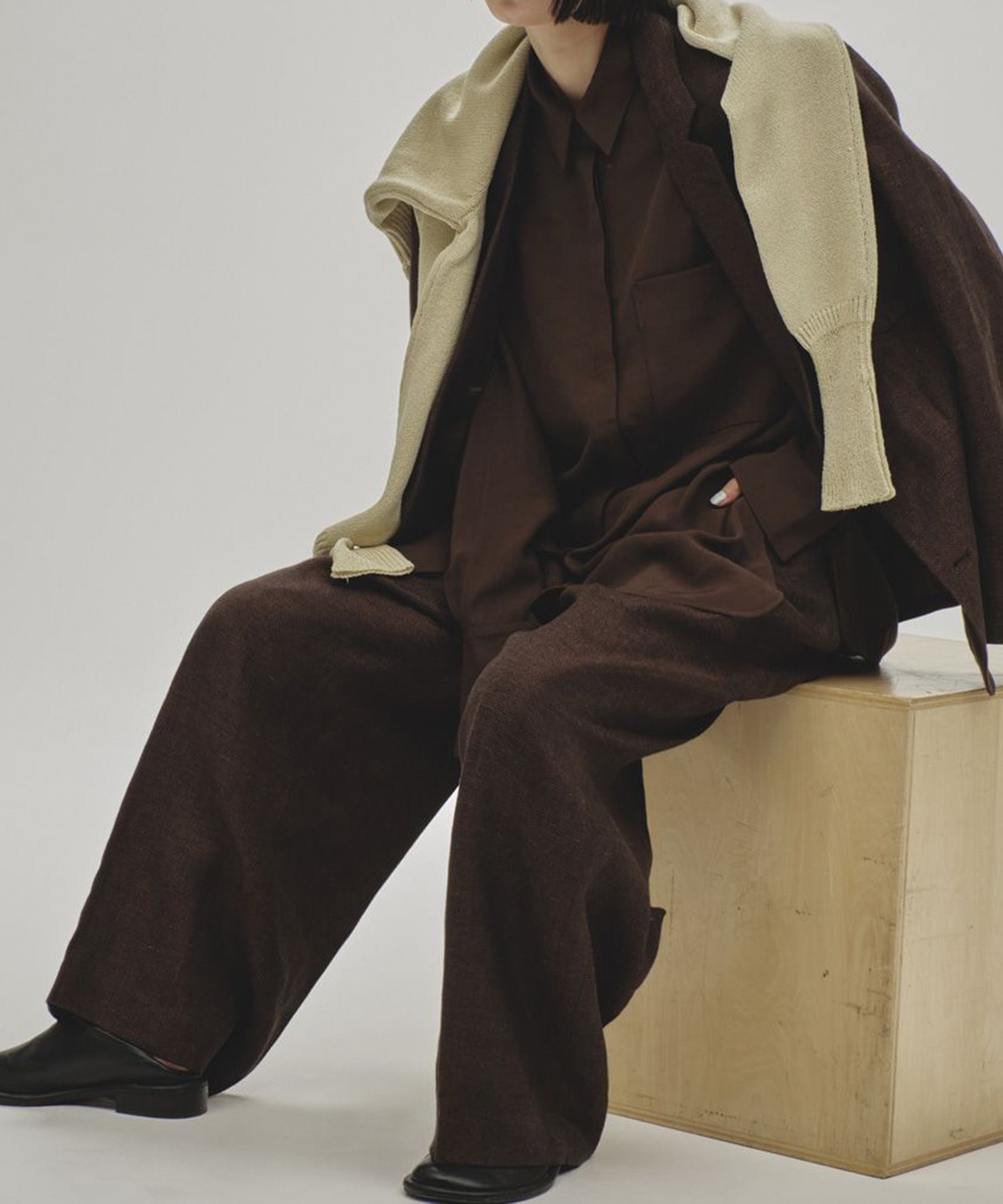 Tuck Linen Trousers TODAYFUL