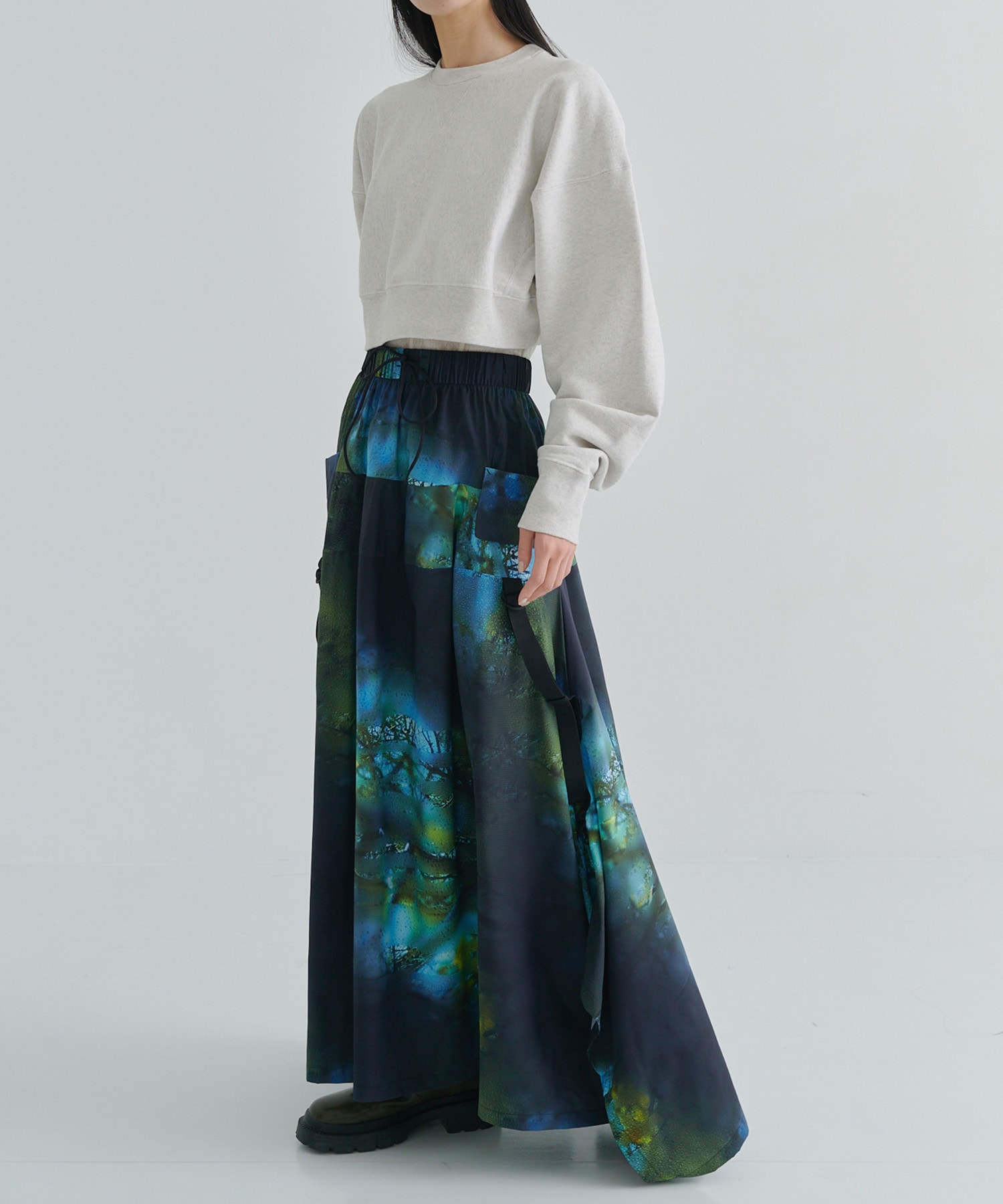 Y3-S25-0000-131/AOP SKIRT/MULTICOLOR Y-3