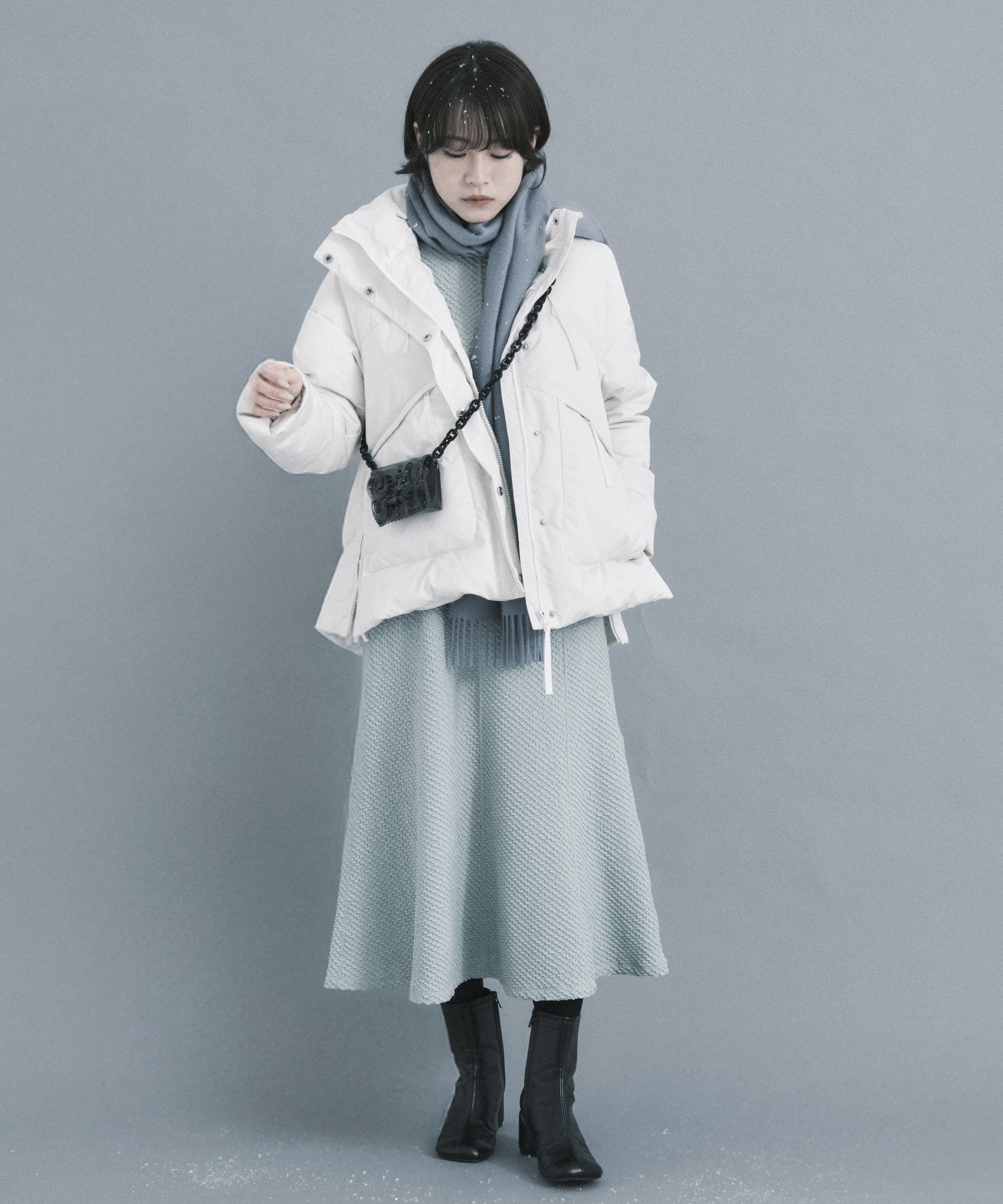 Transparent Sculptural Micro Chain Bag Mame Kurogouchi