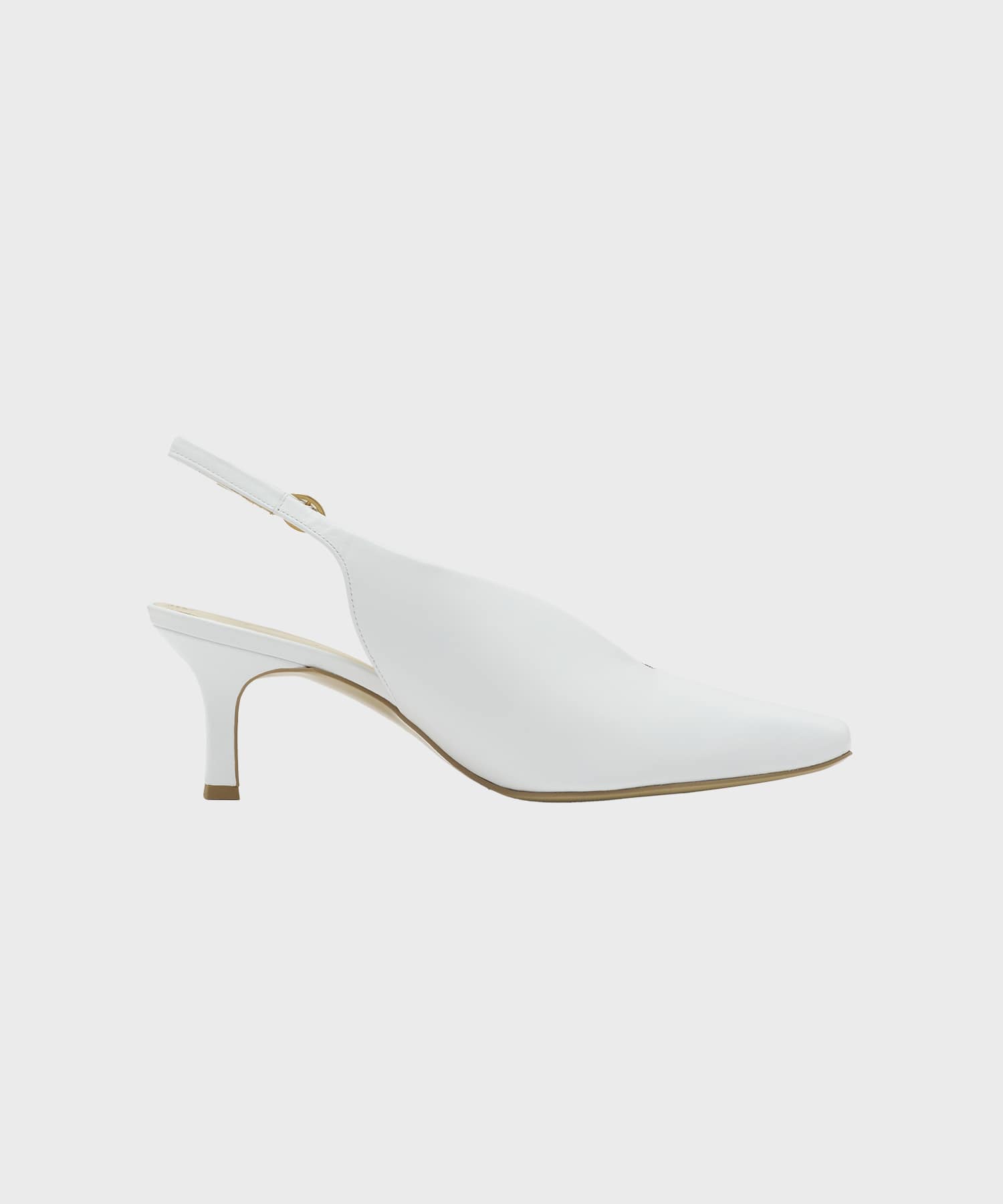 Curved Line Sling Back Heels Mame Kurogouchi