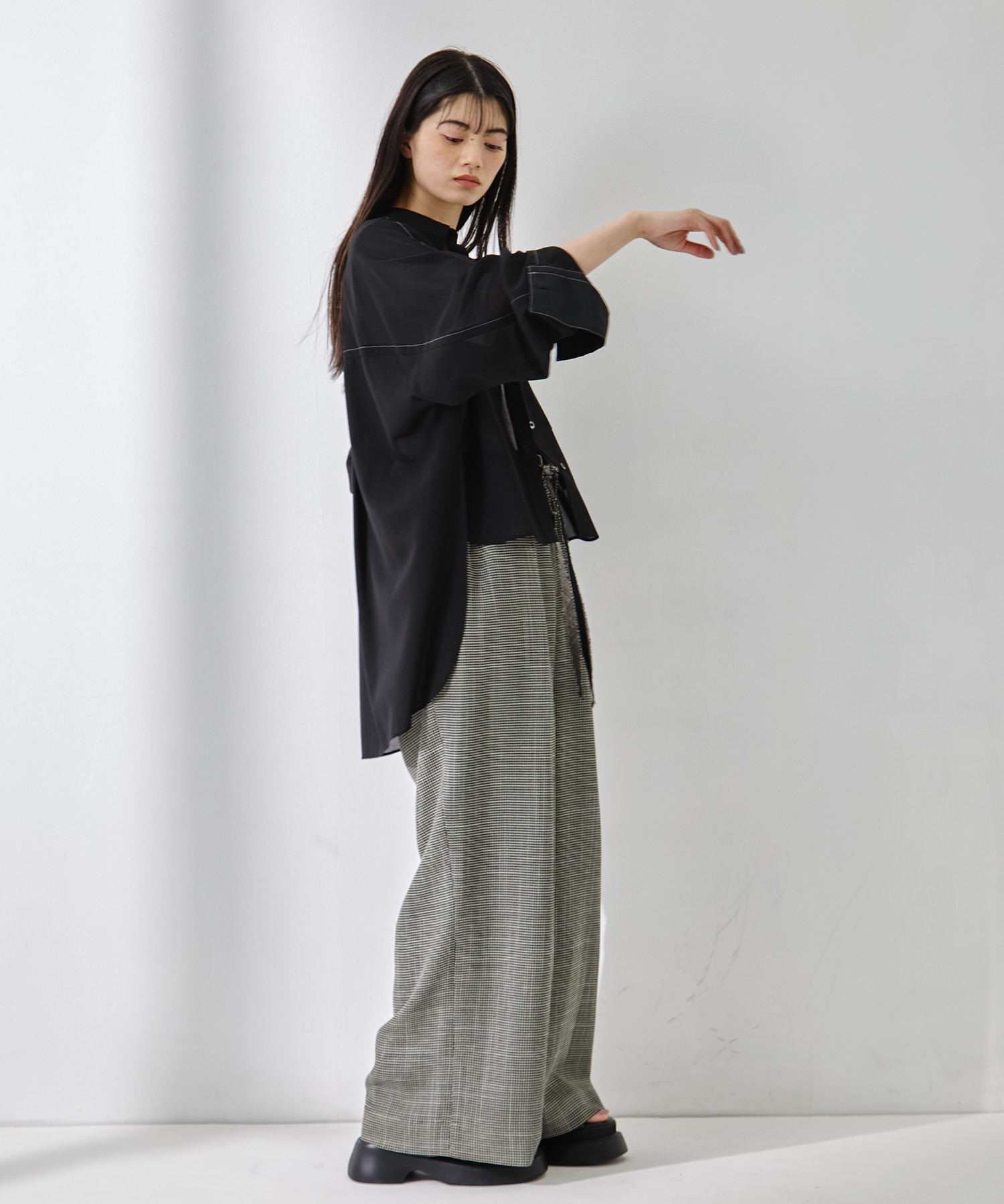Matte Sheer Over Shirt STUDIOUS